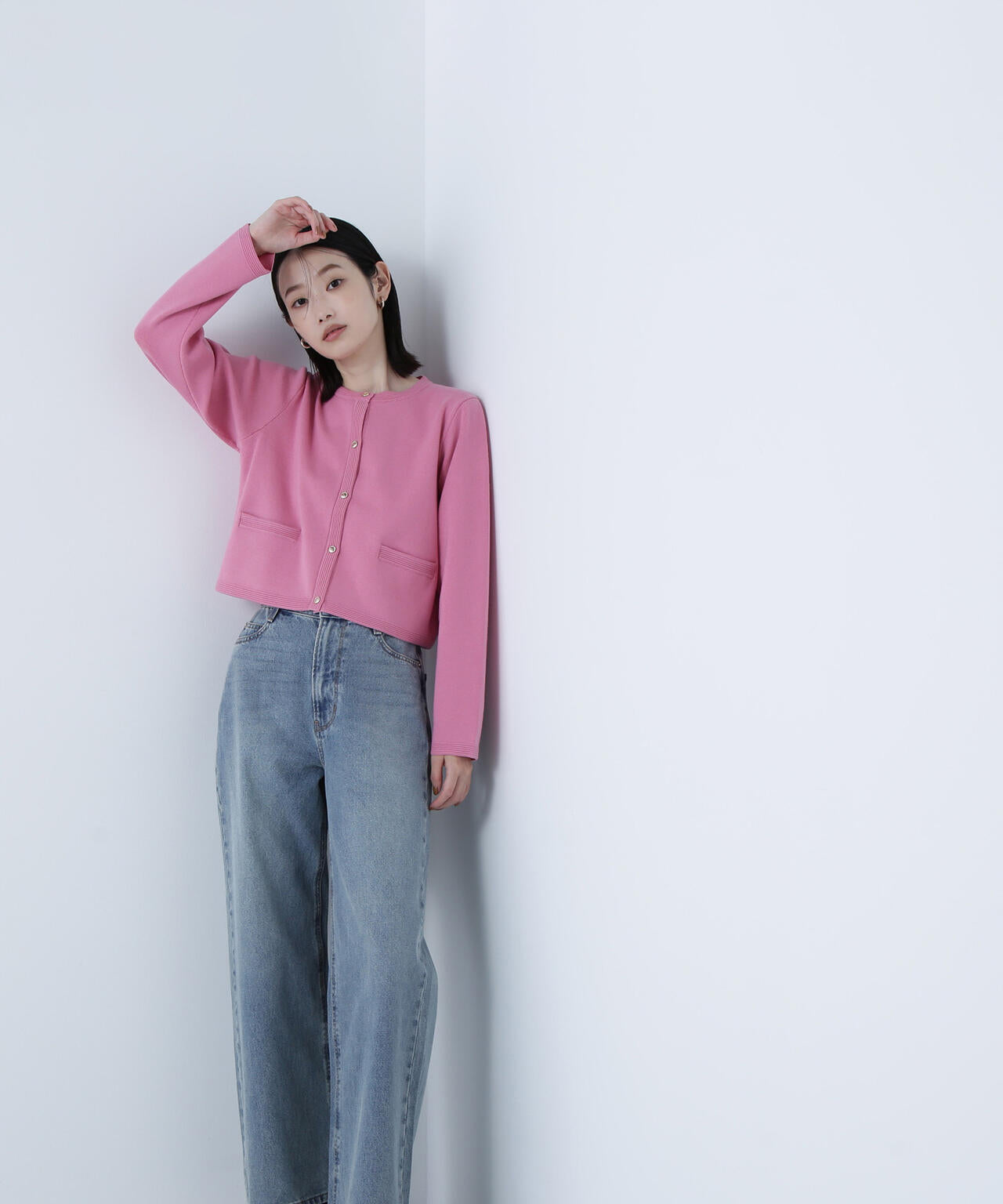 シルクブレンドカーディガン