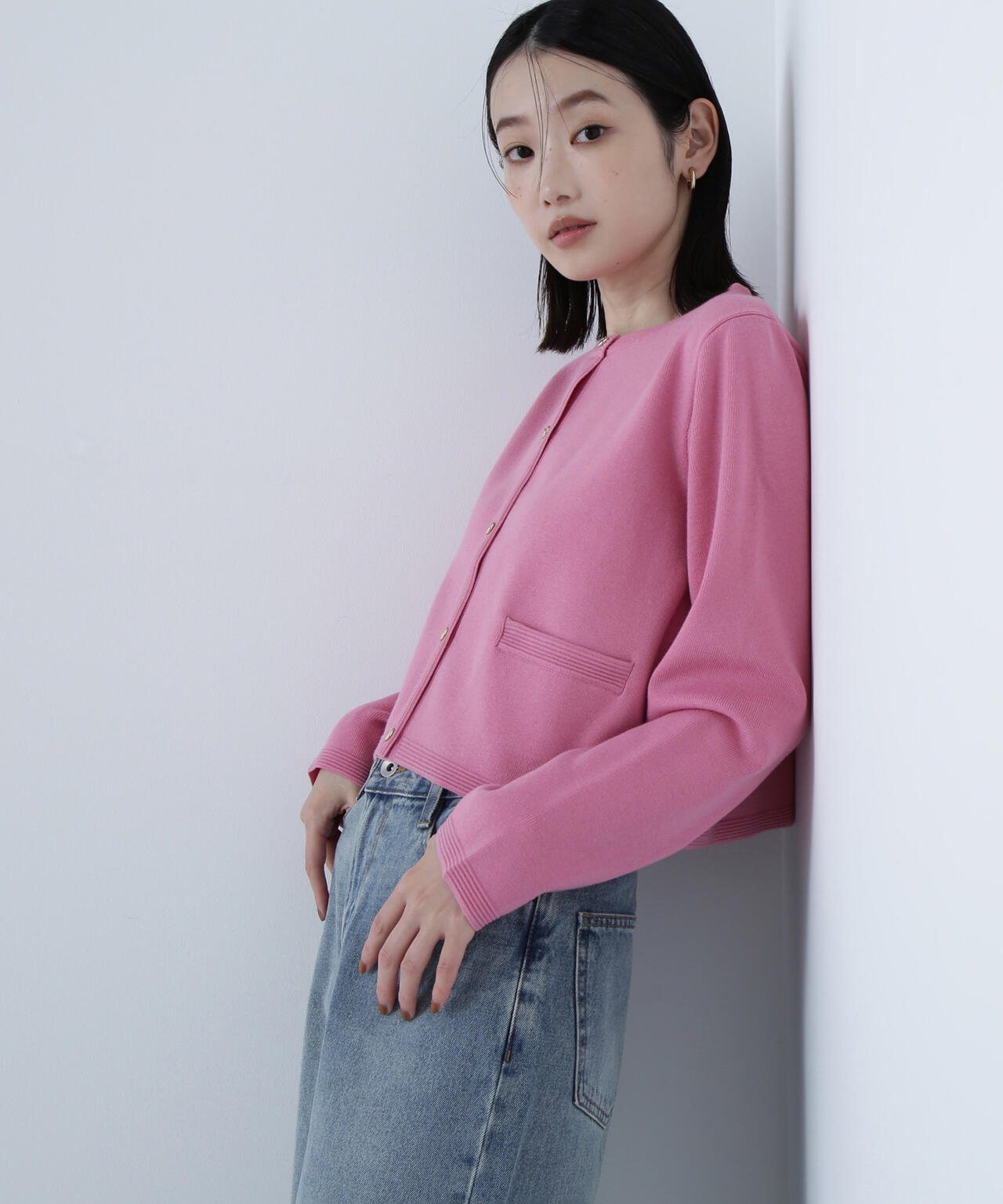 シルクブレンドカーディガン