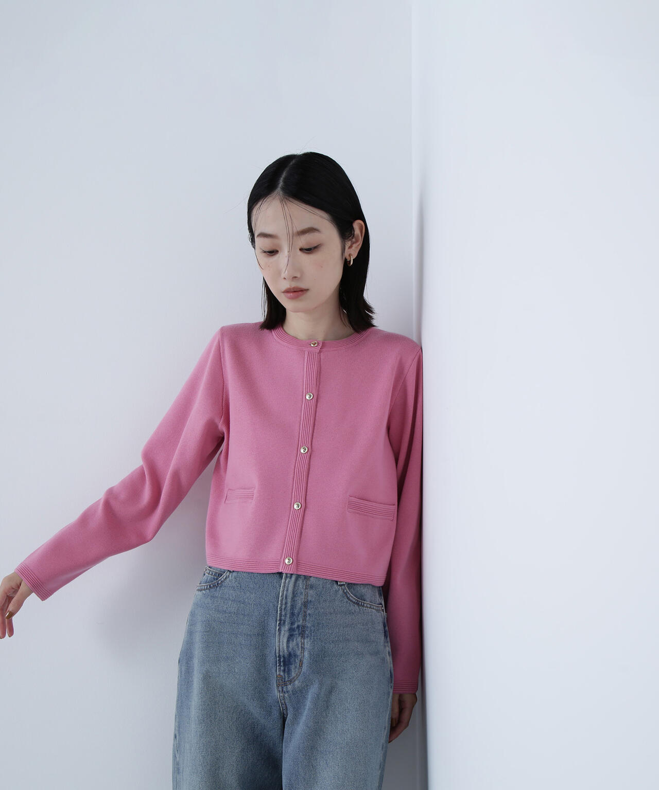 シルクブレンドカーディガン