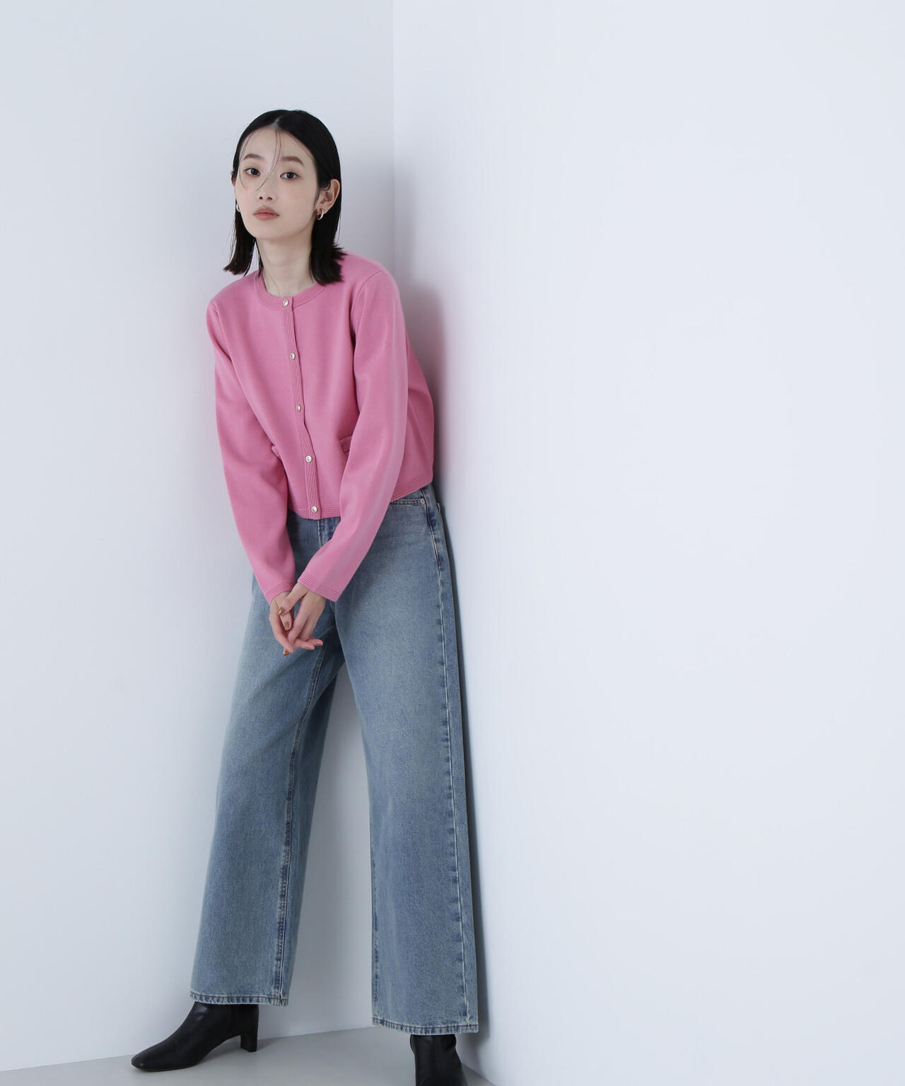 シルクブレンドカーディガン