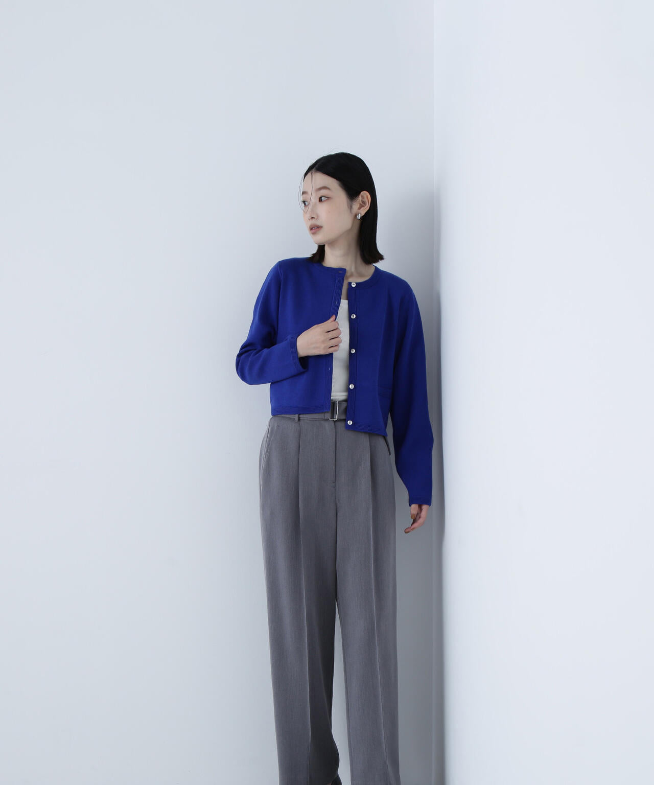 シルクブレンドカーディガン