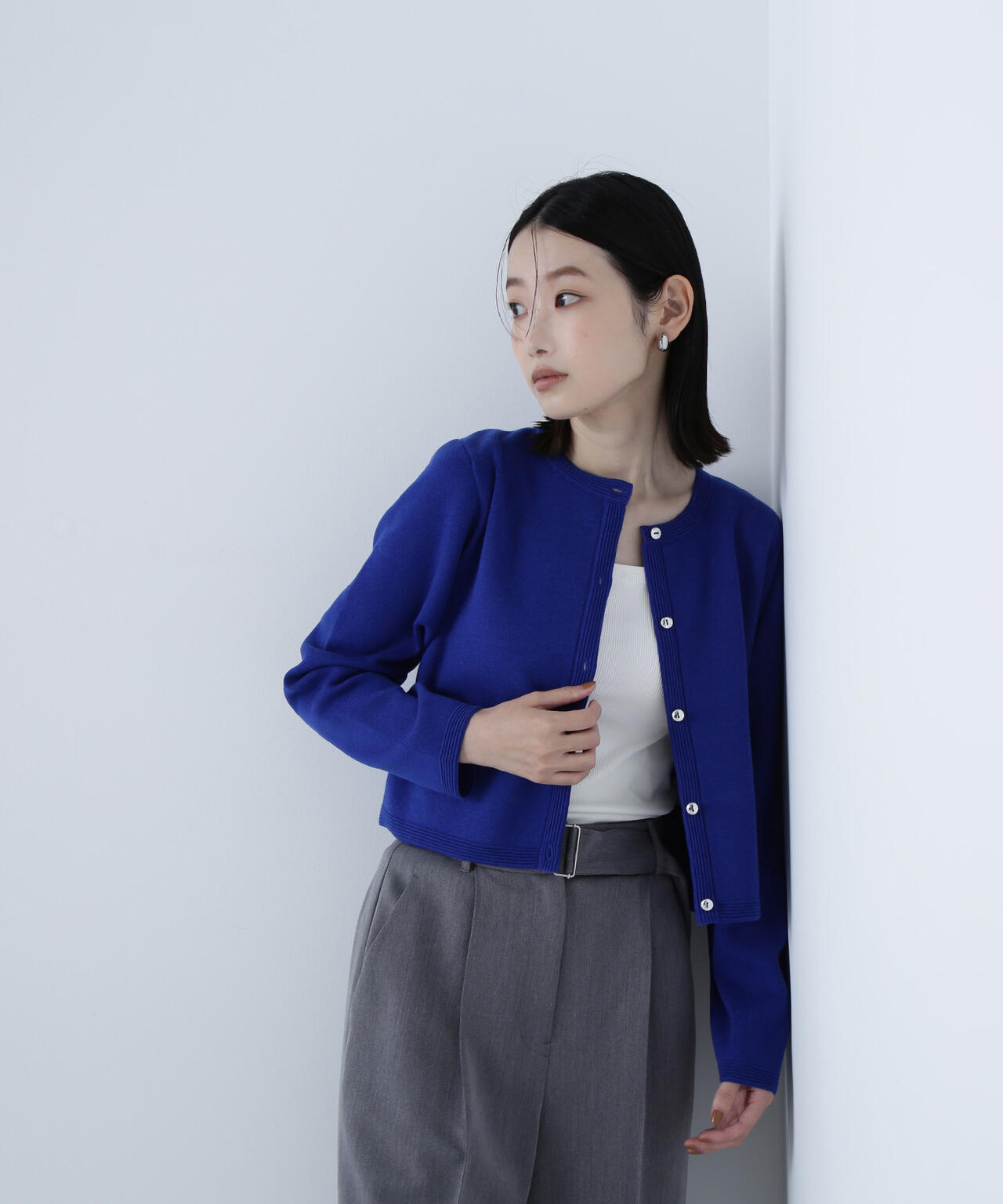 シルクブレンドカーディガン