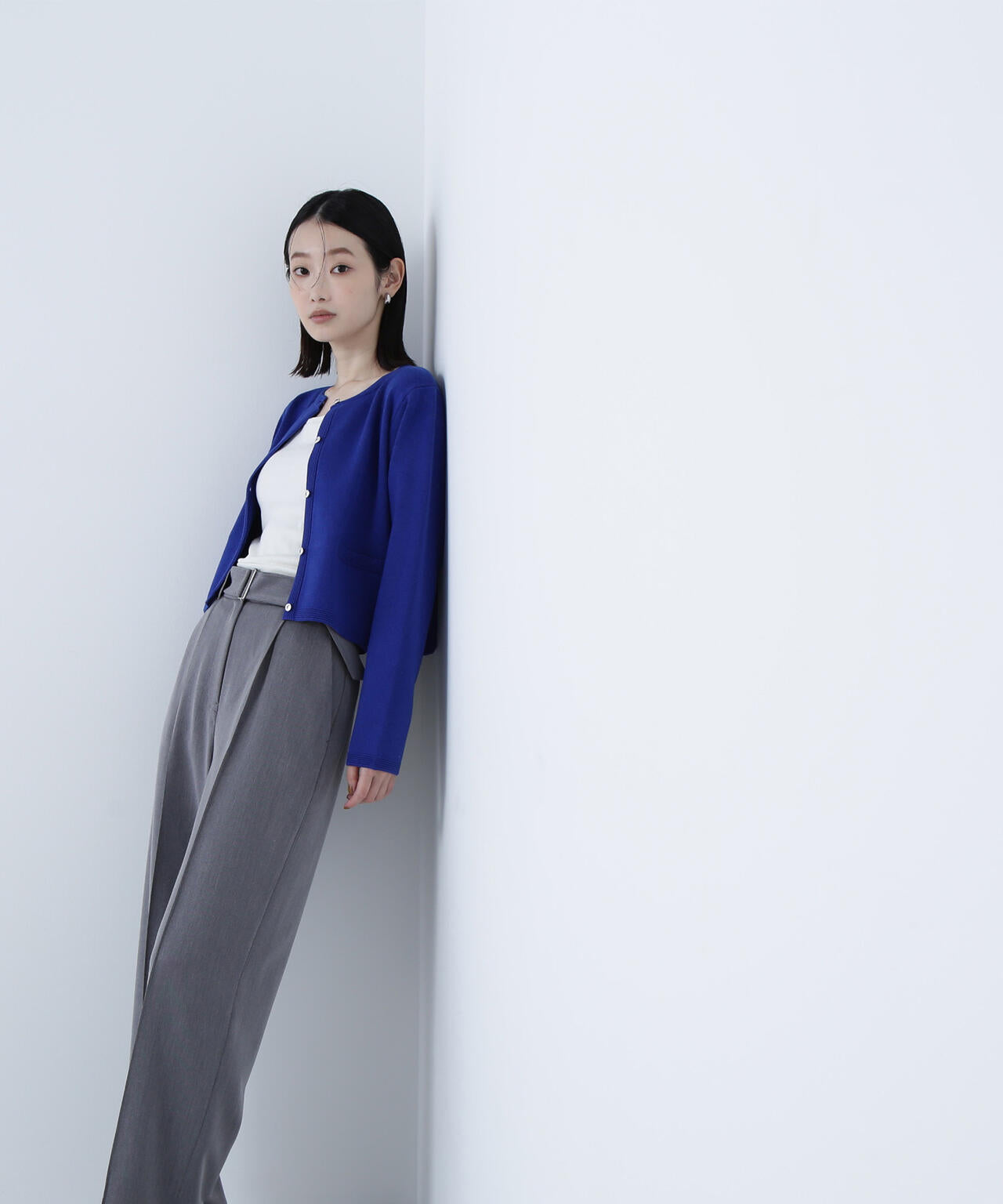 シルクブレンドカーディガン