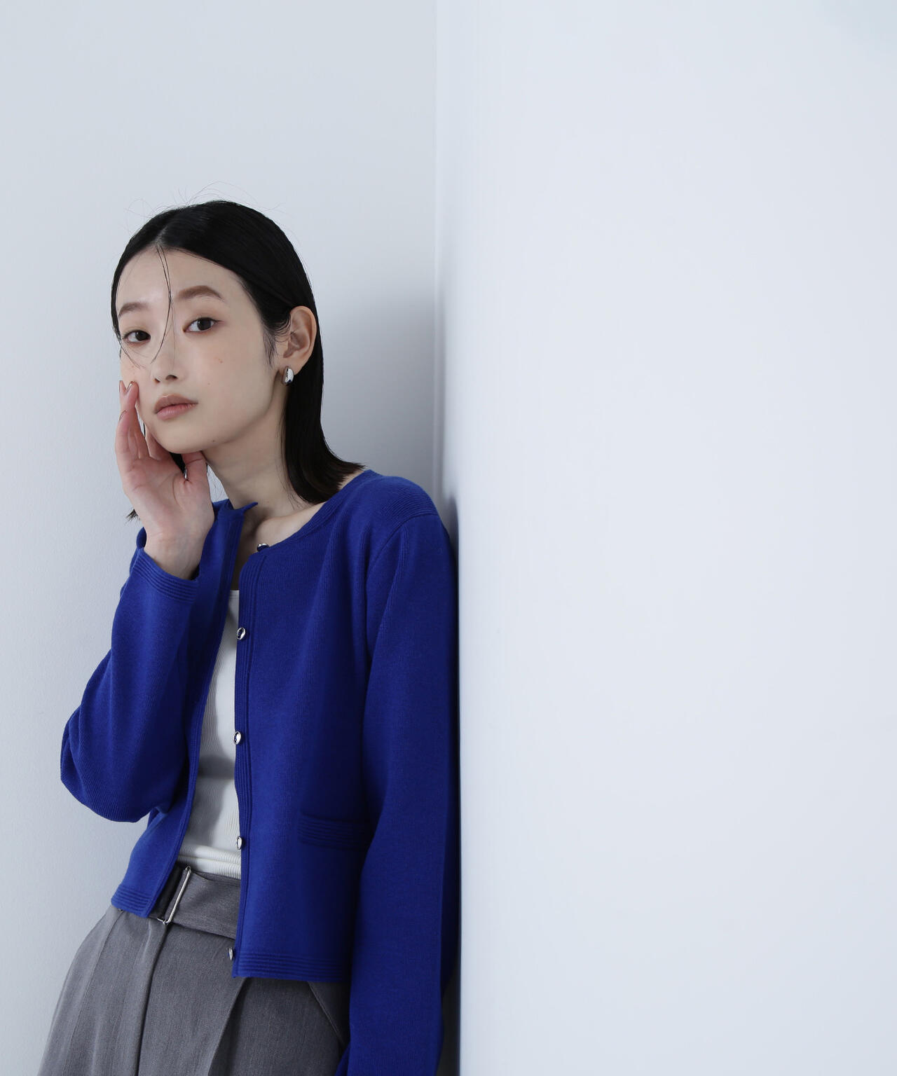 シルクブレンドカーディガン