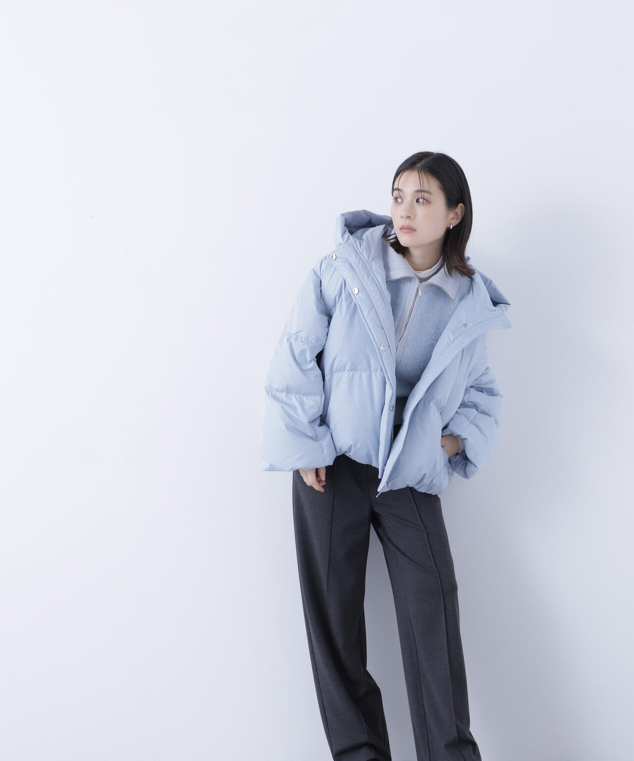 ブークレジップニットベスト