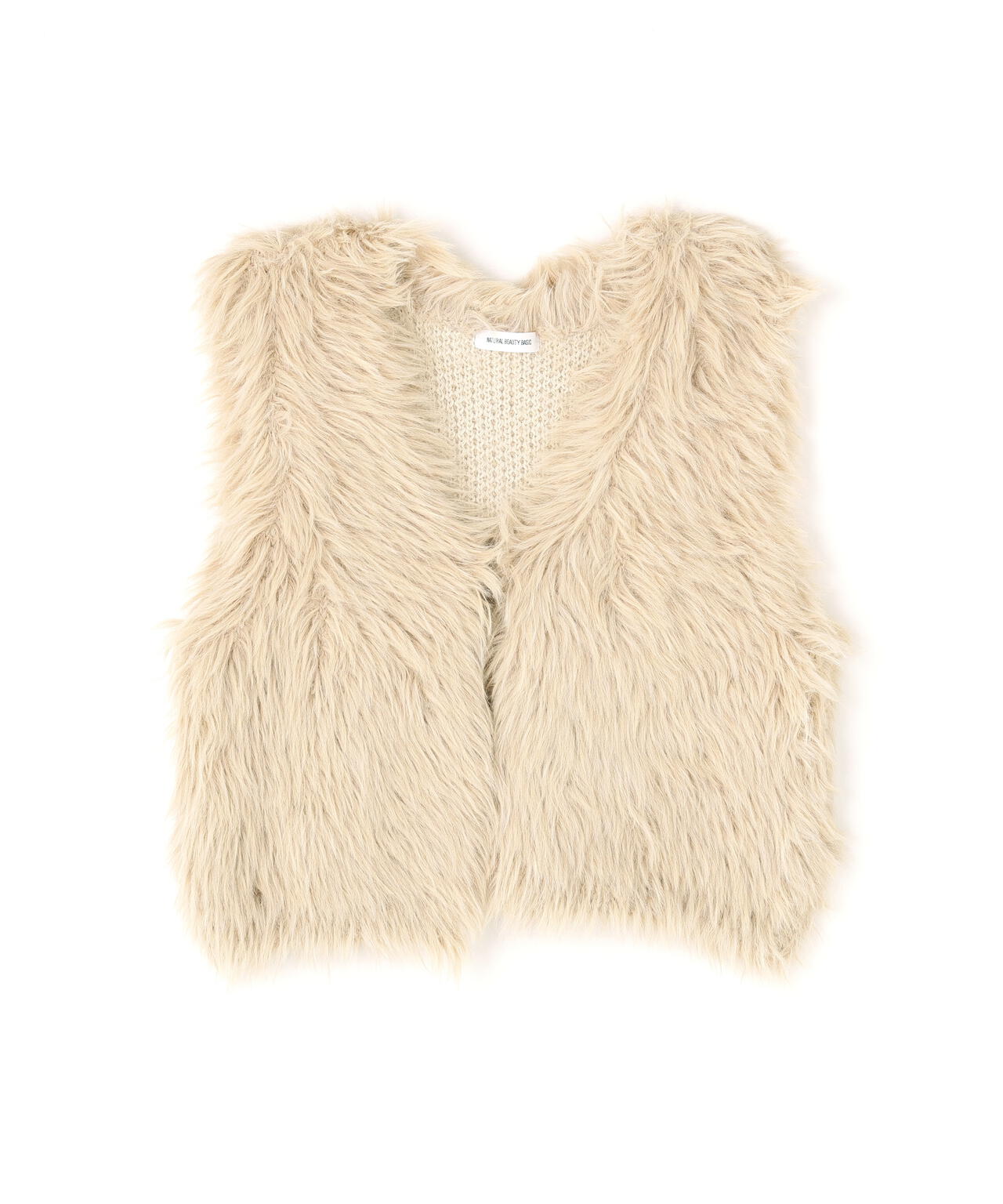 シャギーニットベスト