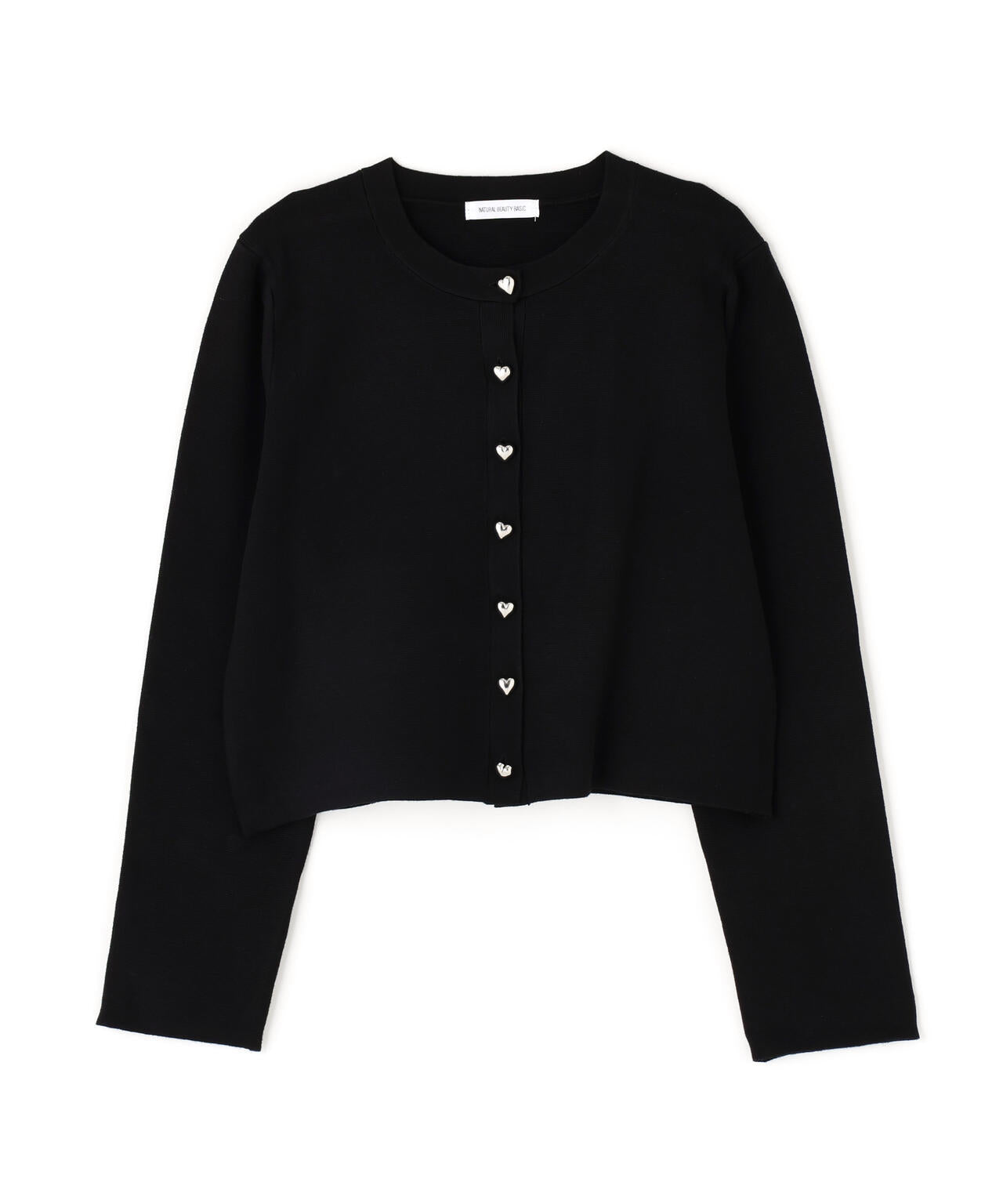 ハートボタンニットジャケット