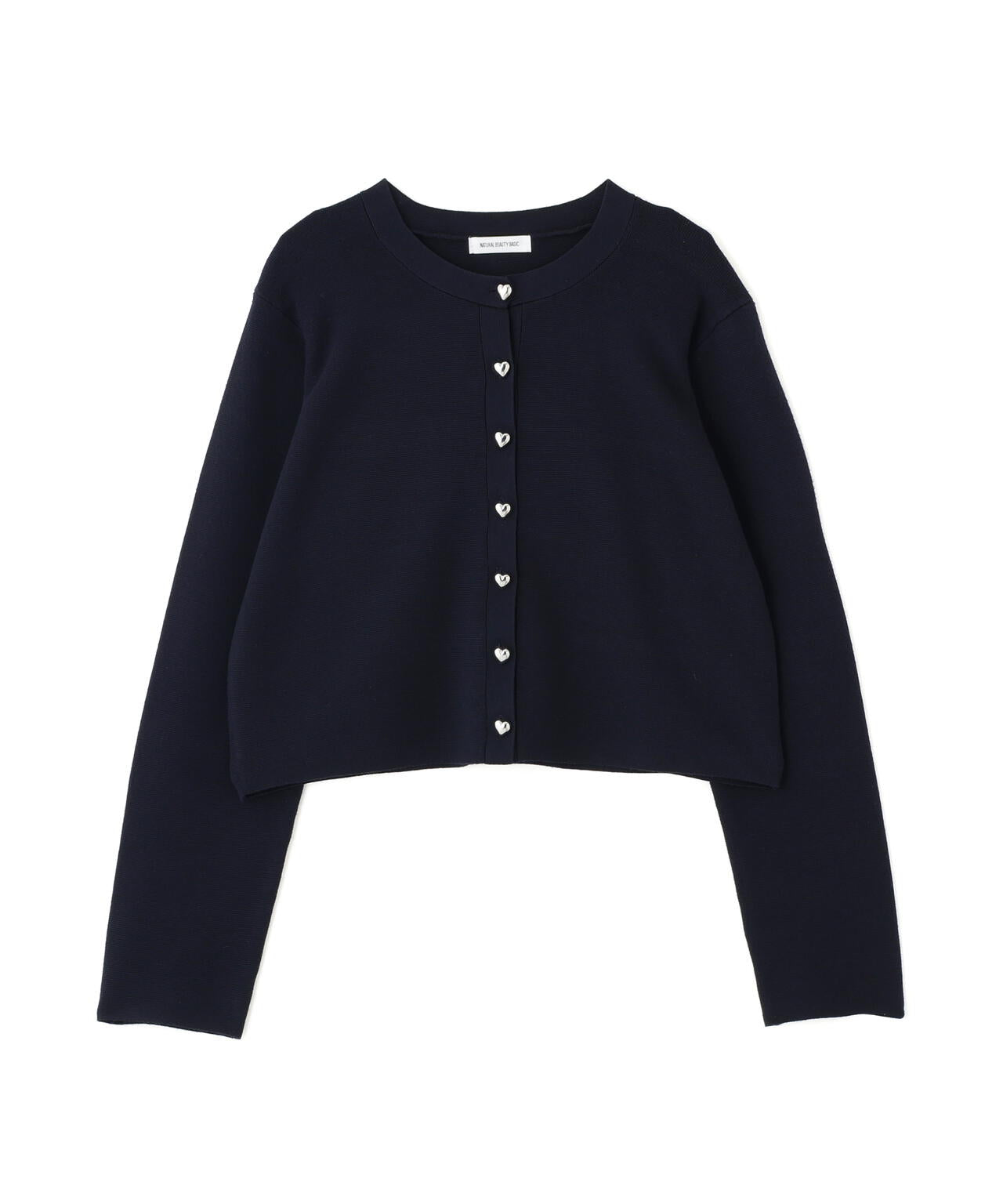 ハートボタンニットジャケット