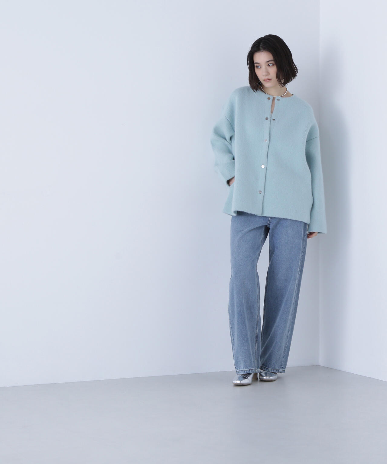 FOX接結コーディガン