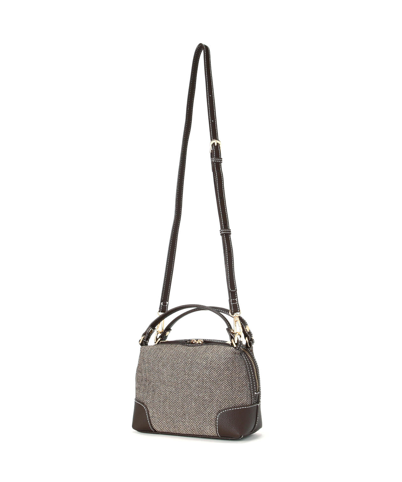 【Oggi掲載】ツイードキューブボストンバッグ