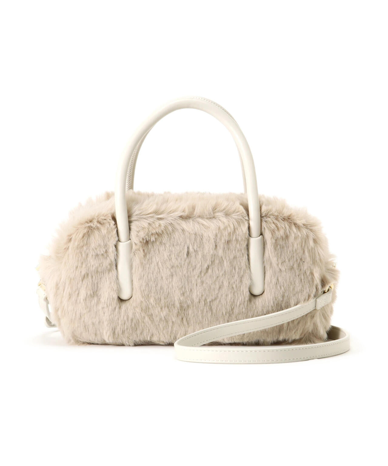 ソリッドファーミニボストンバッグ