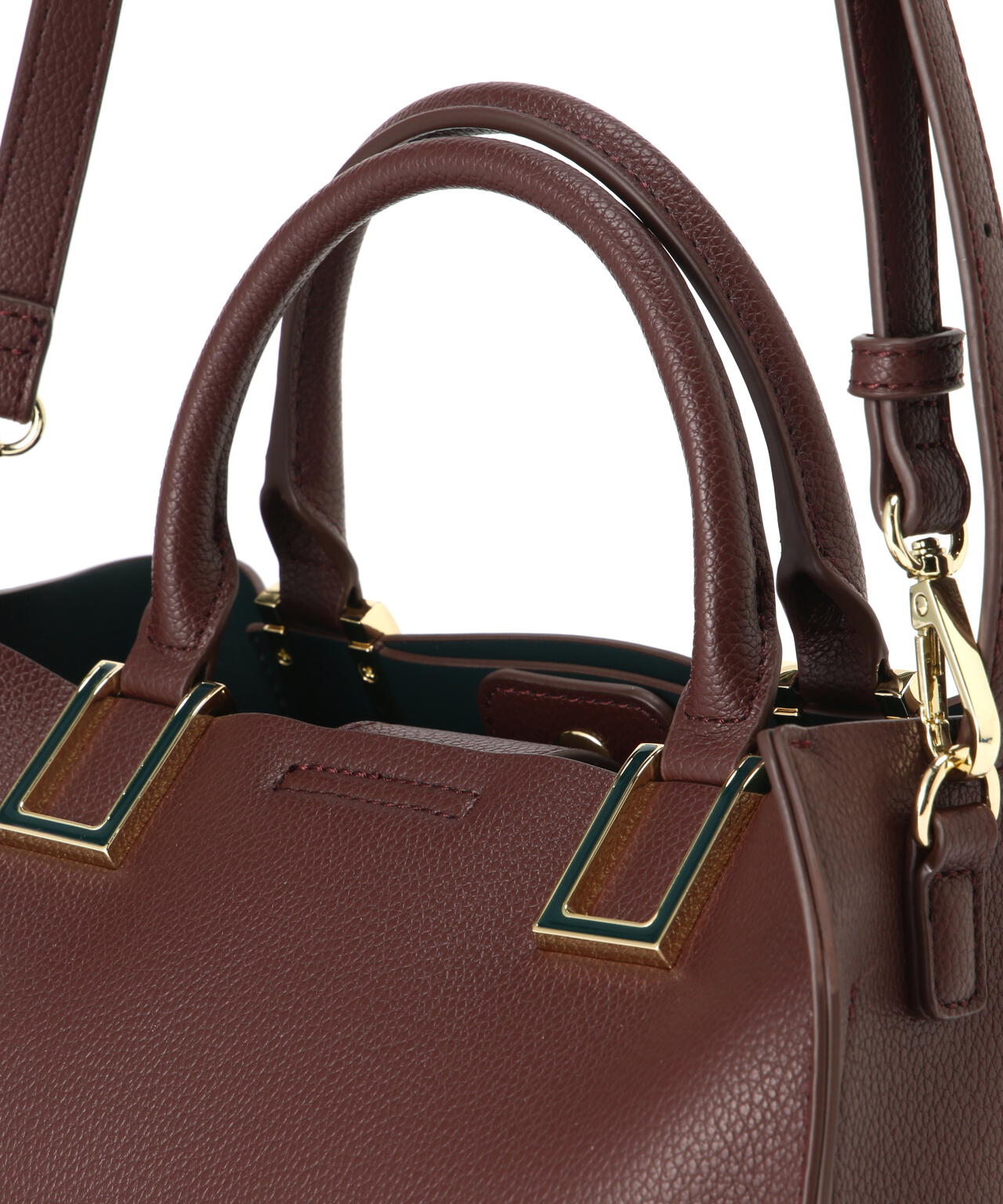 スクエアメタルトートバッグ