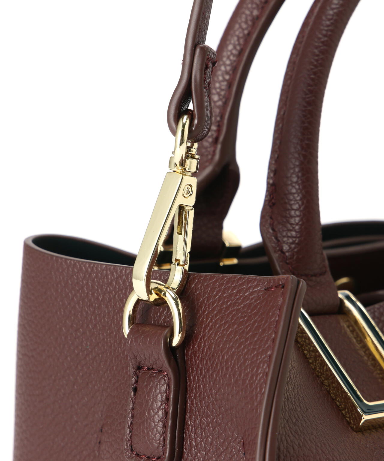 スクエアメタルトートバッグ