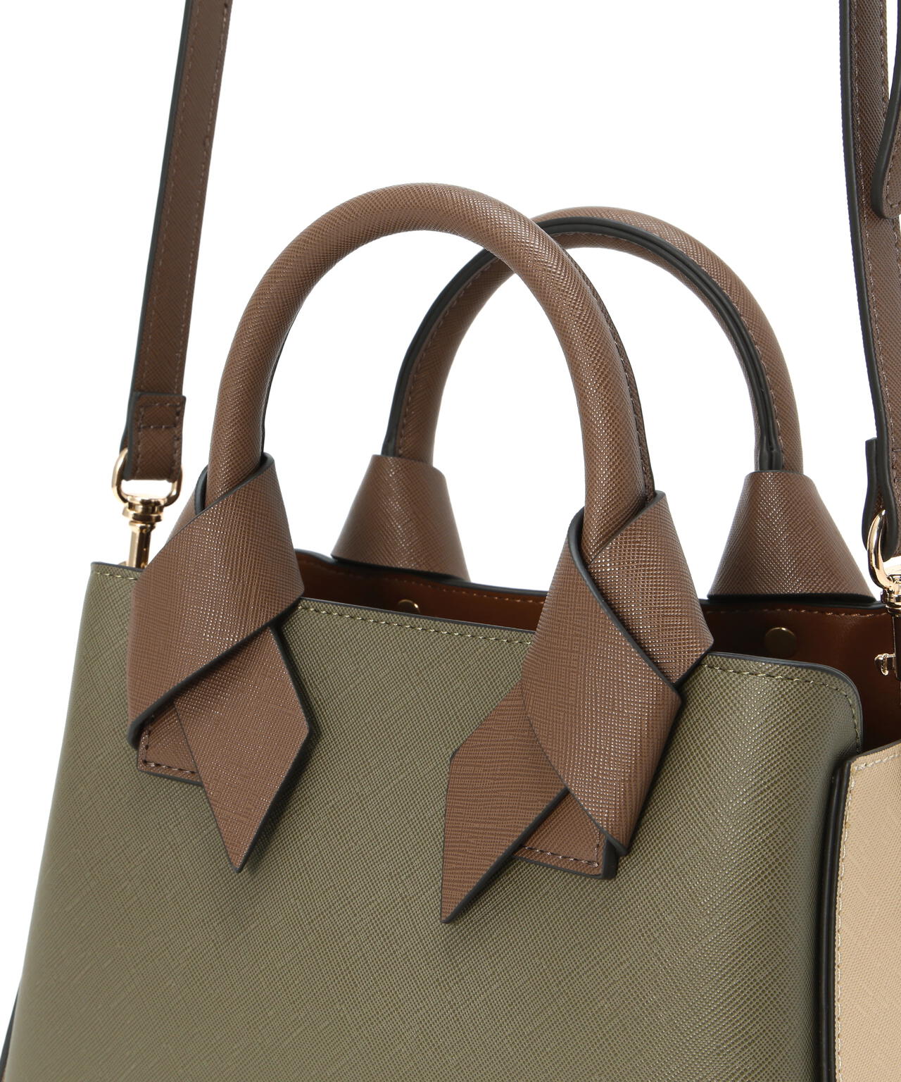 ボクシーリボントートバッグ