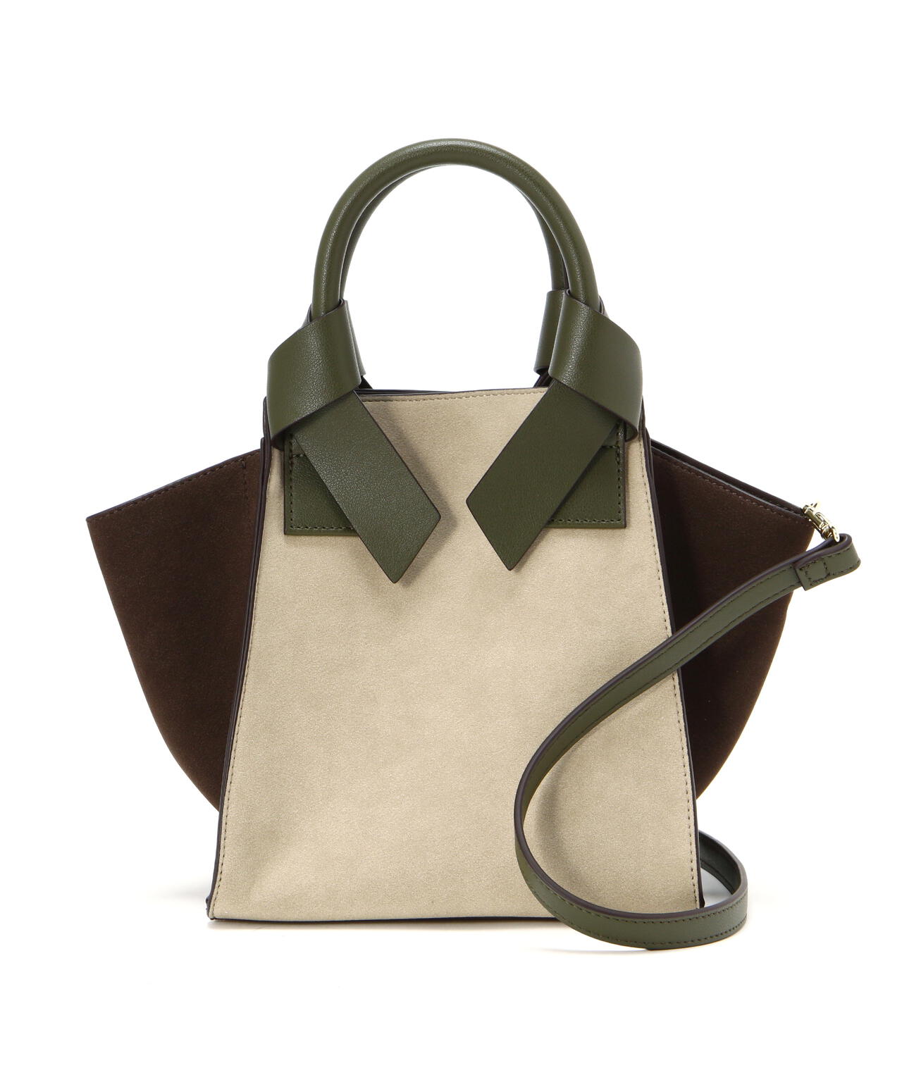 リボンハンドルトートバッグ