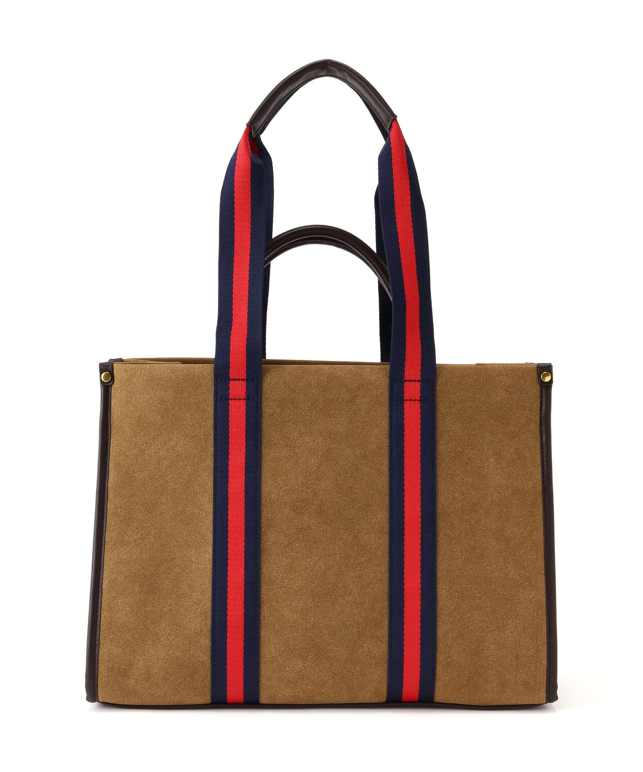 スウェードタッチ2wayテープトートバッグ