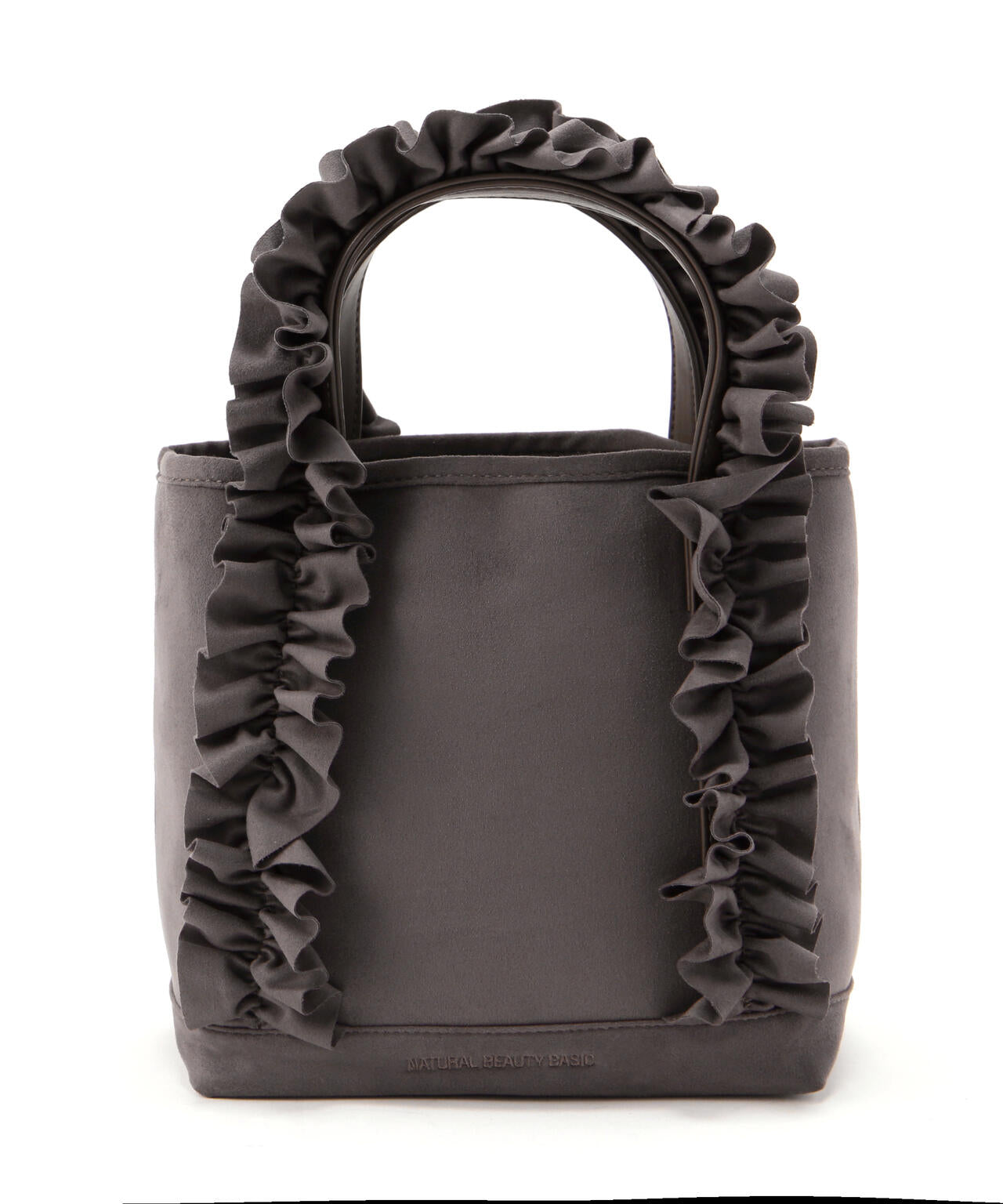 スエードタッチフリフリトートバッグ