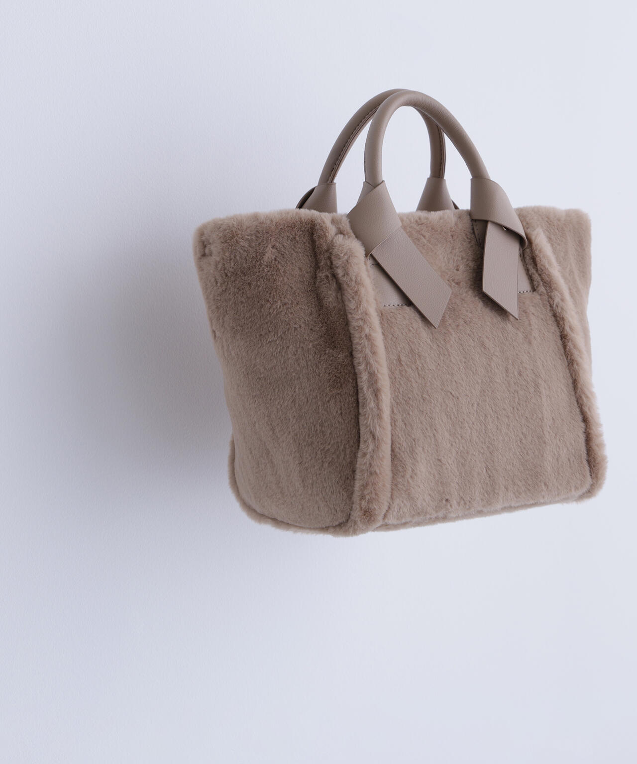 ヘアリーリボントートバッグ