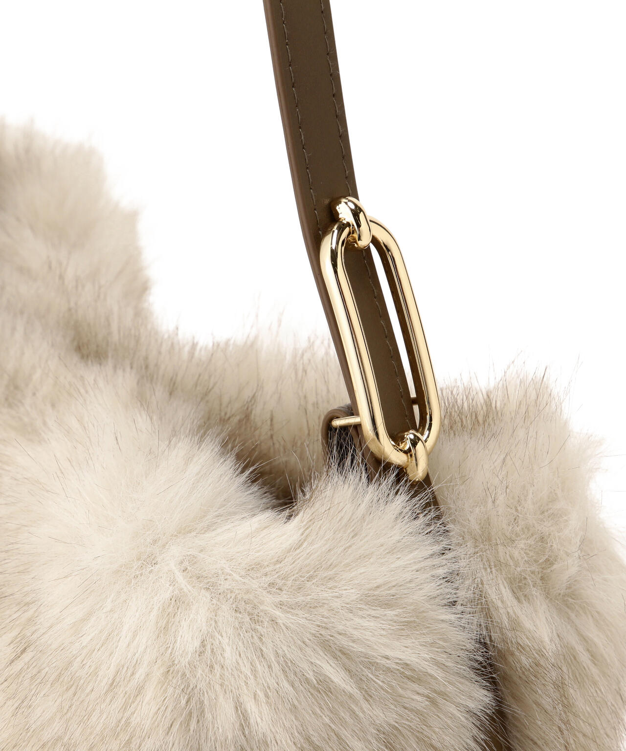 【Oggi掲載】フェイクミンクワンショルダーバッグ