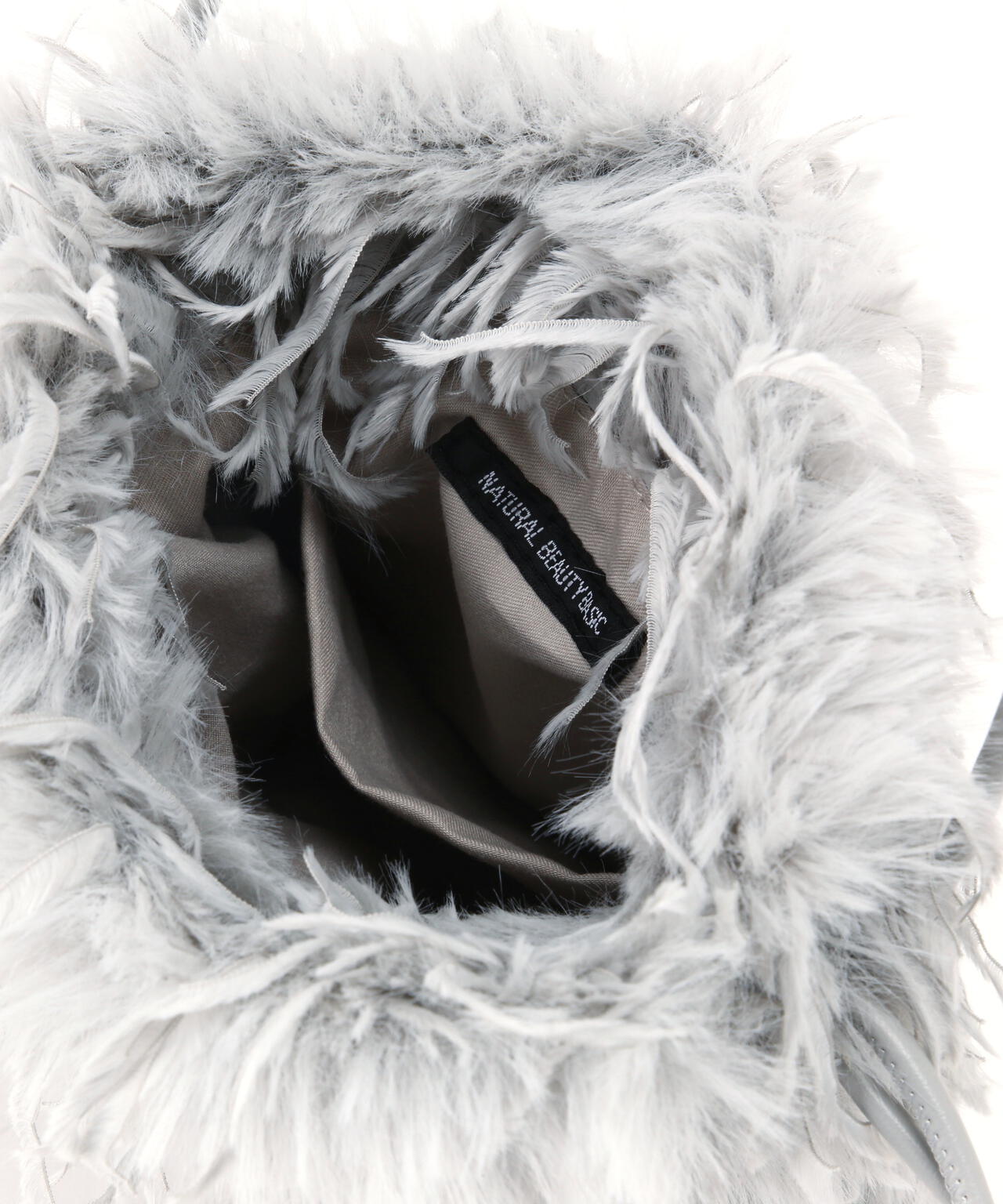 フェイクフェザードロストバッグ