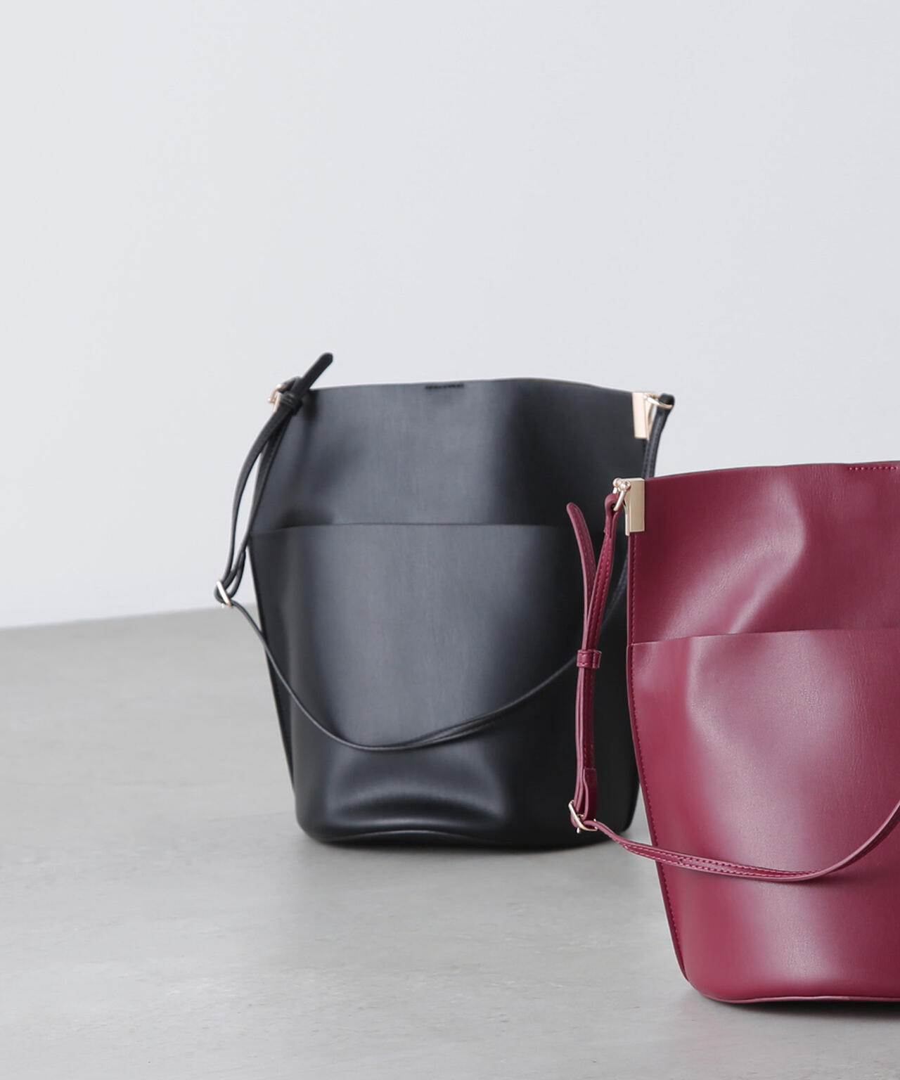 【Oggi掲載】ナローストラップバケットバッグ