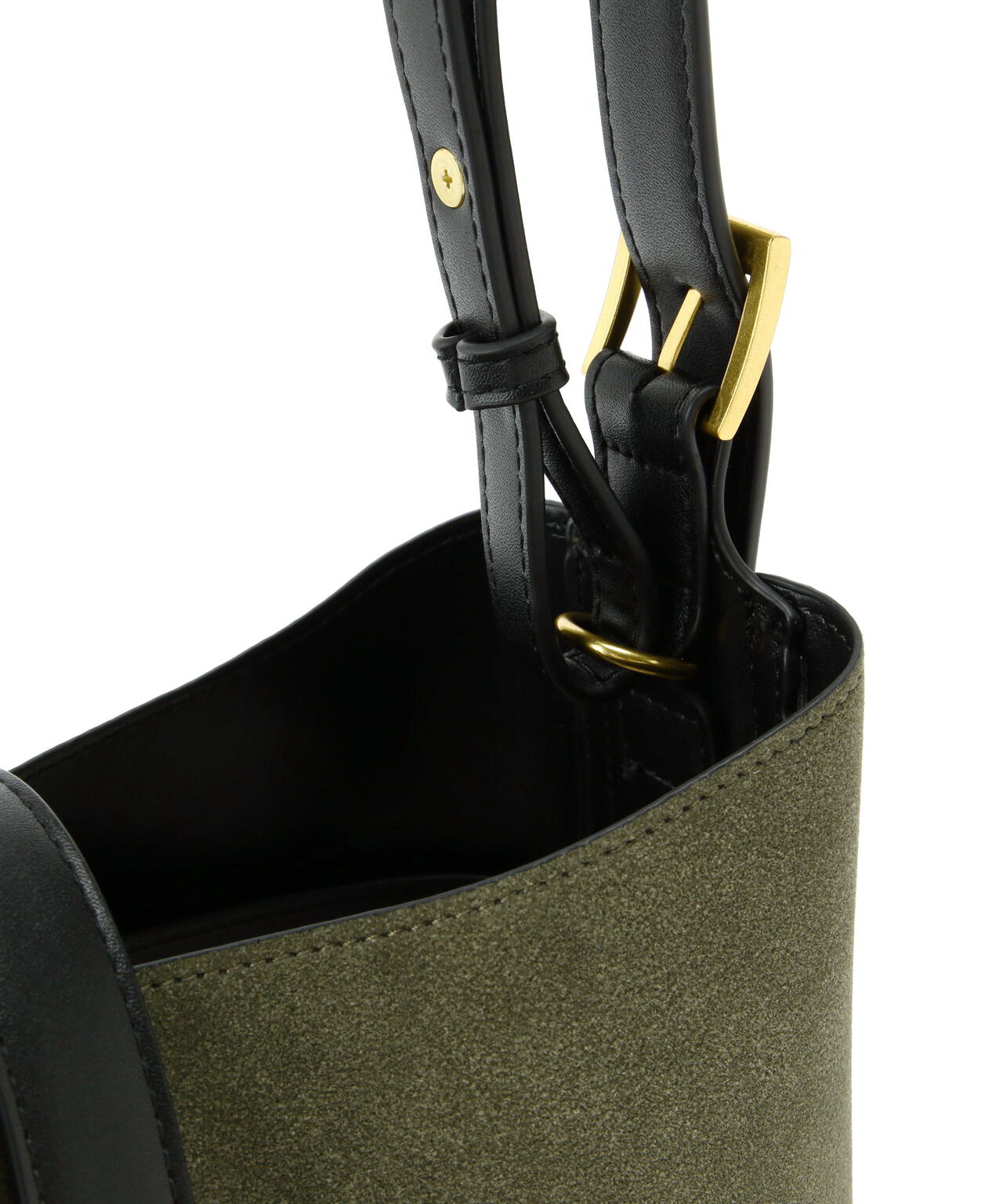 【Oggi掲載】スウェードコンビワンショルダーバッグ