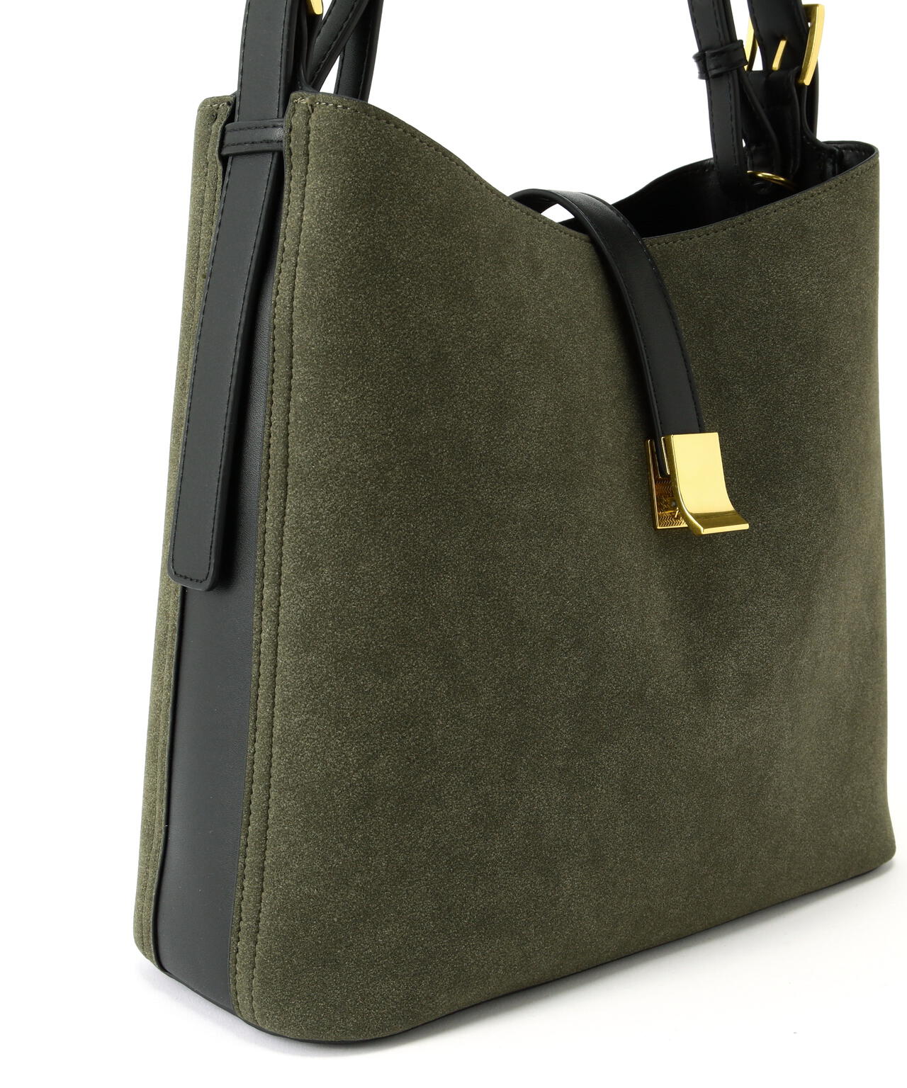 【Oggi掲載】スウェードコンビワンショルダーバッグ