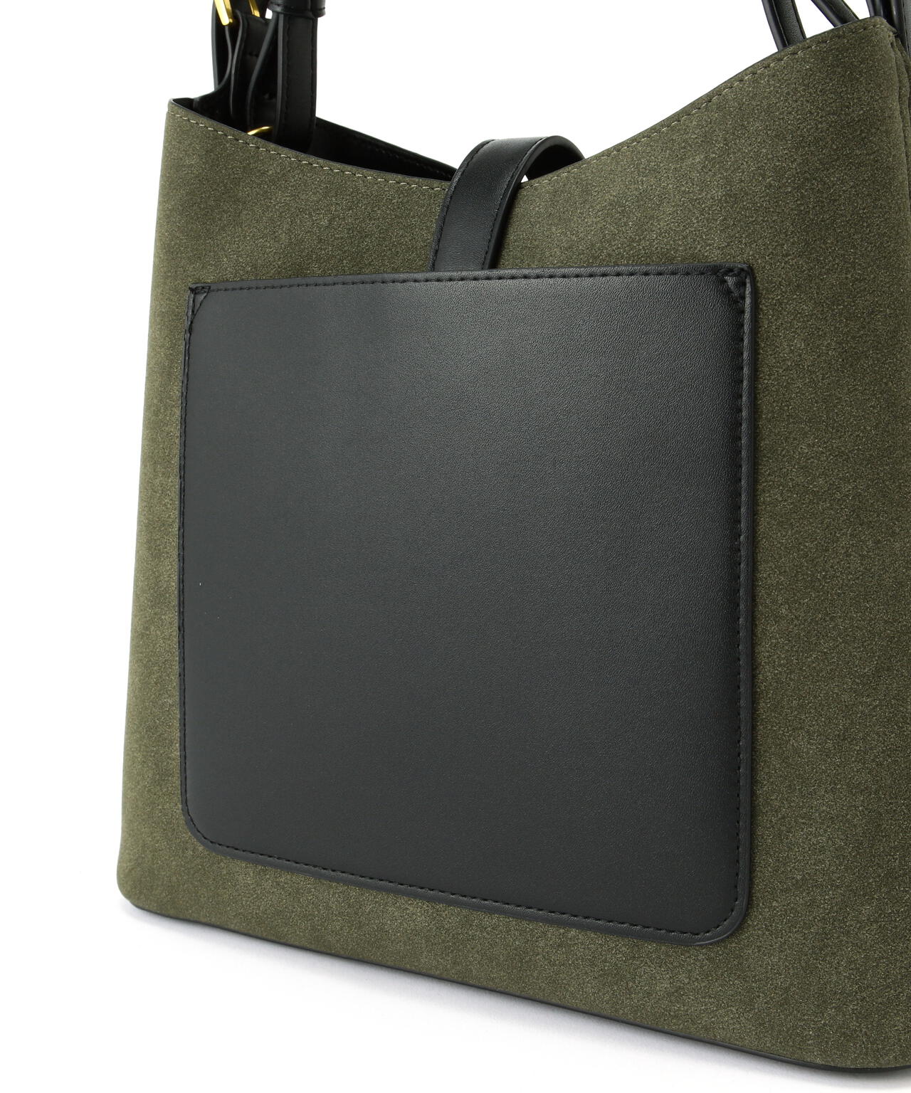 【Oggi掲載】スウェードコンビワンショルダーバッグ