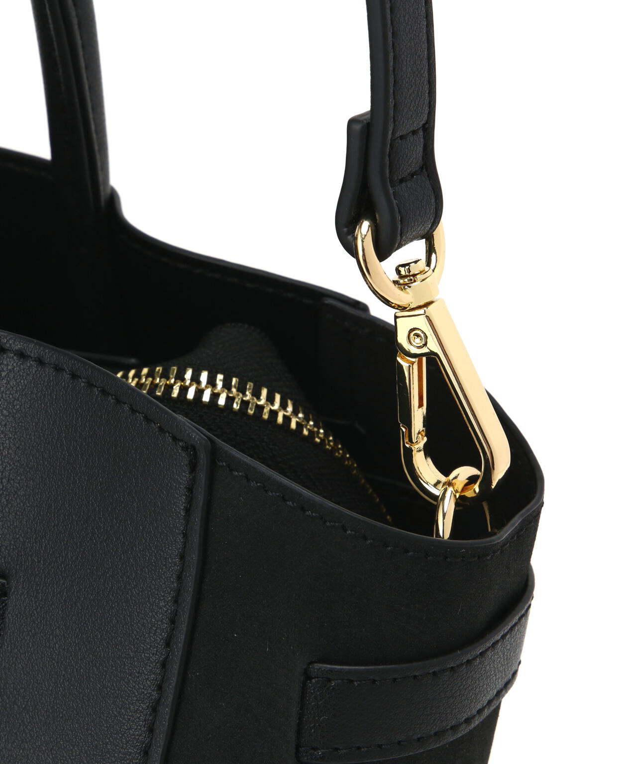 トライカラーコンビバケットバッグ