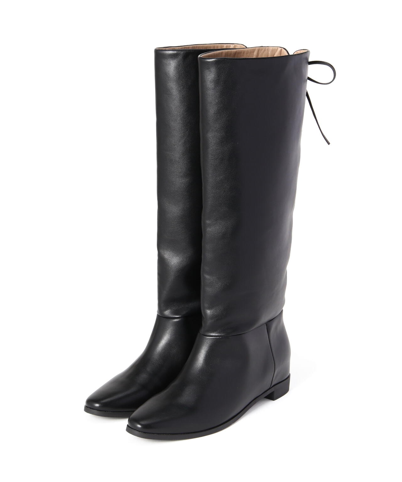 【Oggi掲載】バックレースアップインヒールブーツ