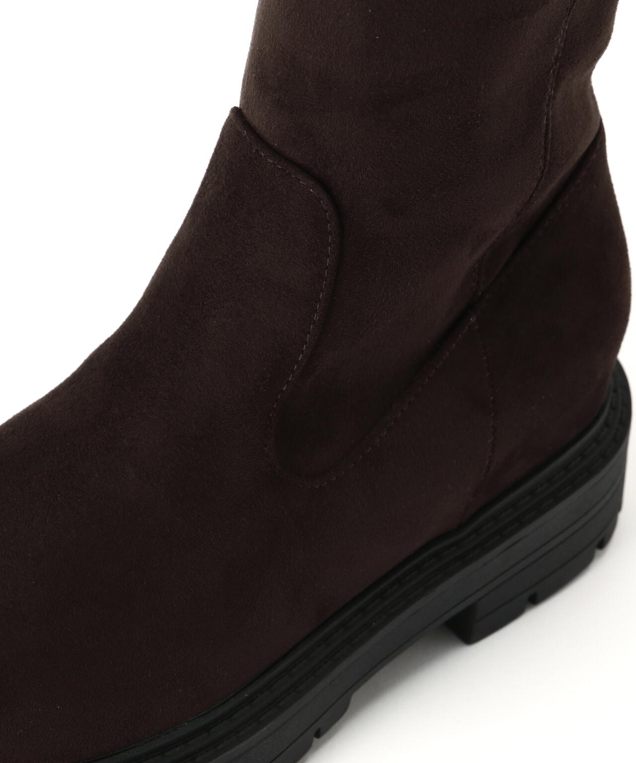 【Oggi掲載】インヒールトラックソールロングブーツ