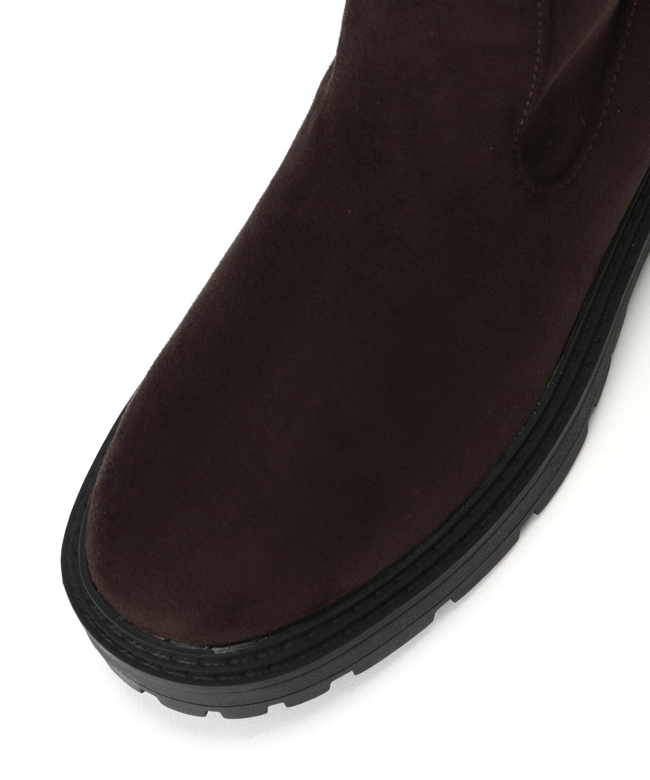 【Oggi掲載】インヒールトラックソールロングブーツ