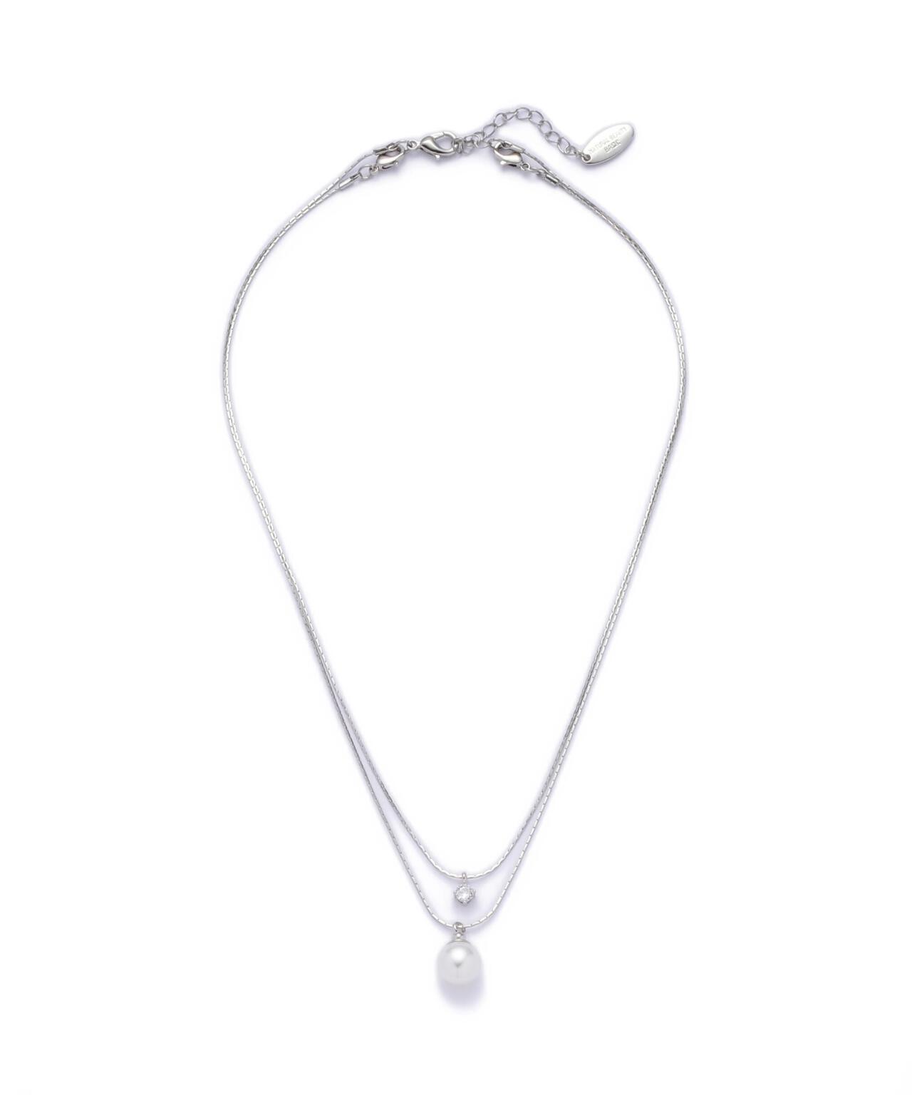 パール&ストーンプチペンダント