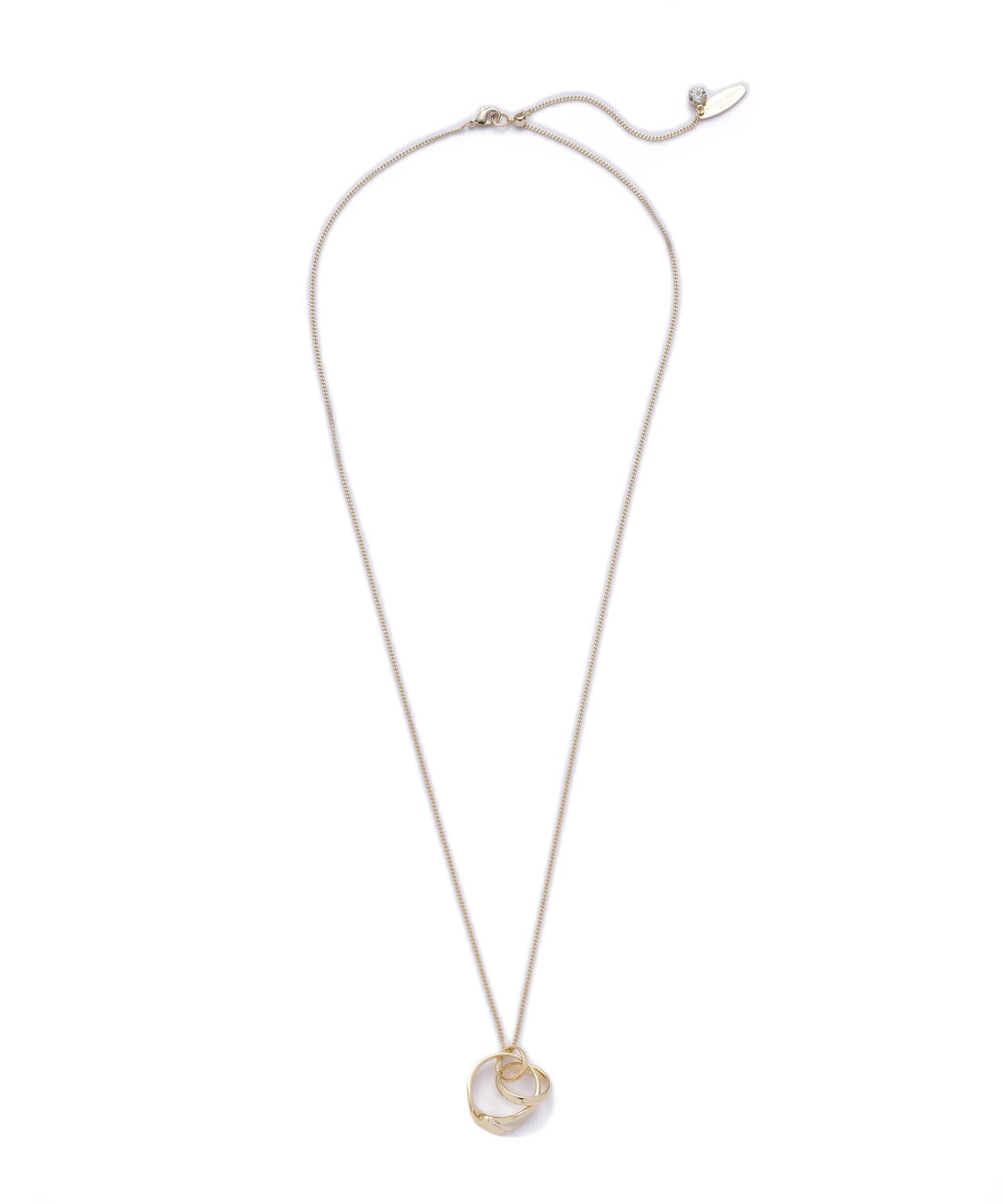 ツイストリングネックレス