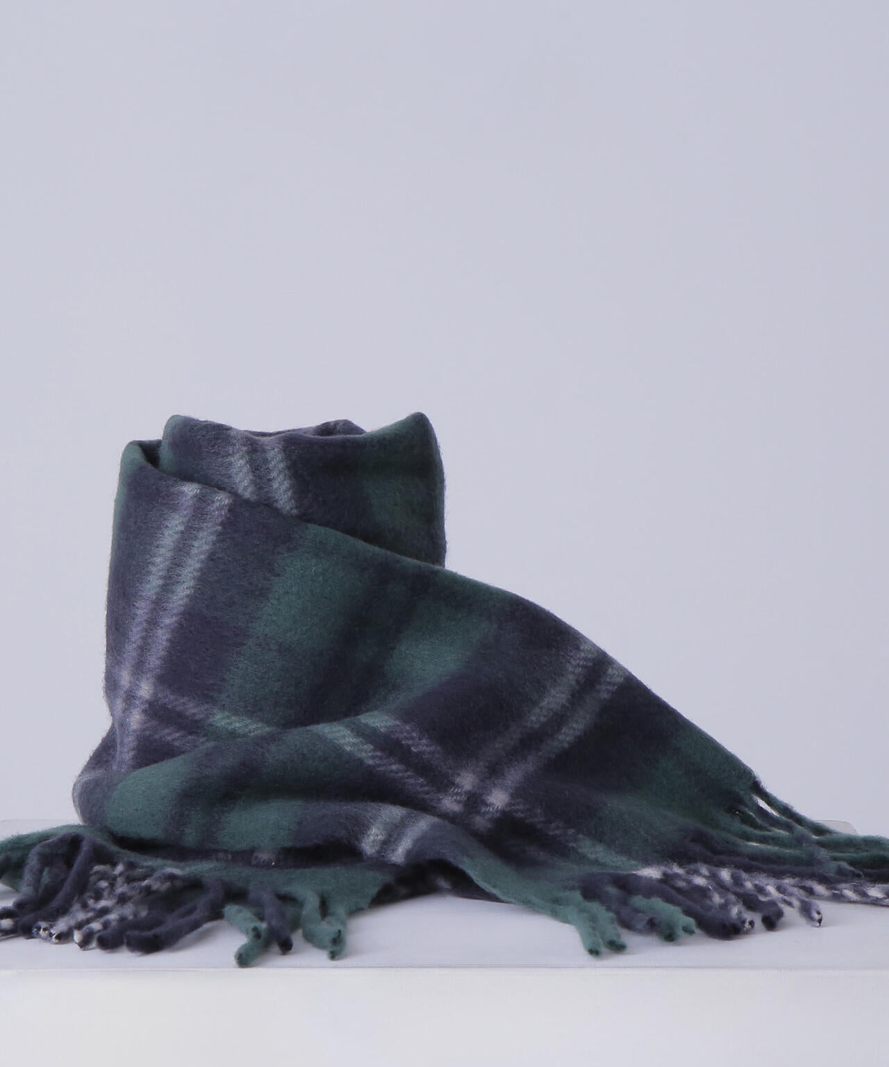 ソフトブークレーチェックマフラー