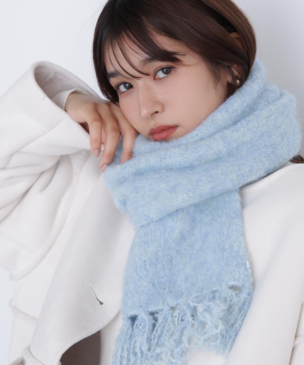 メランジミストマフラー