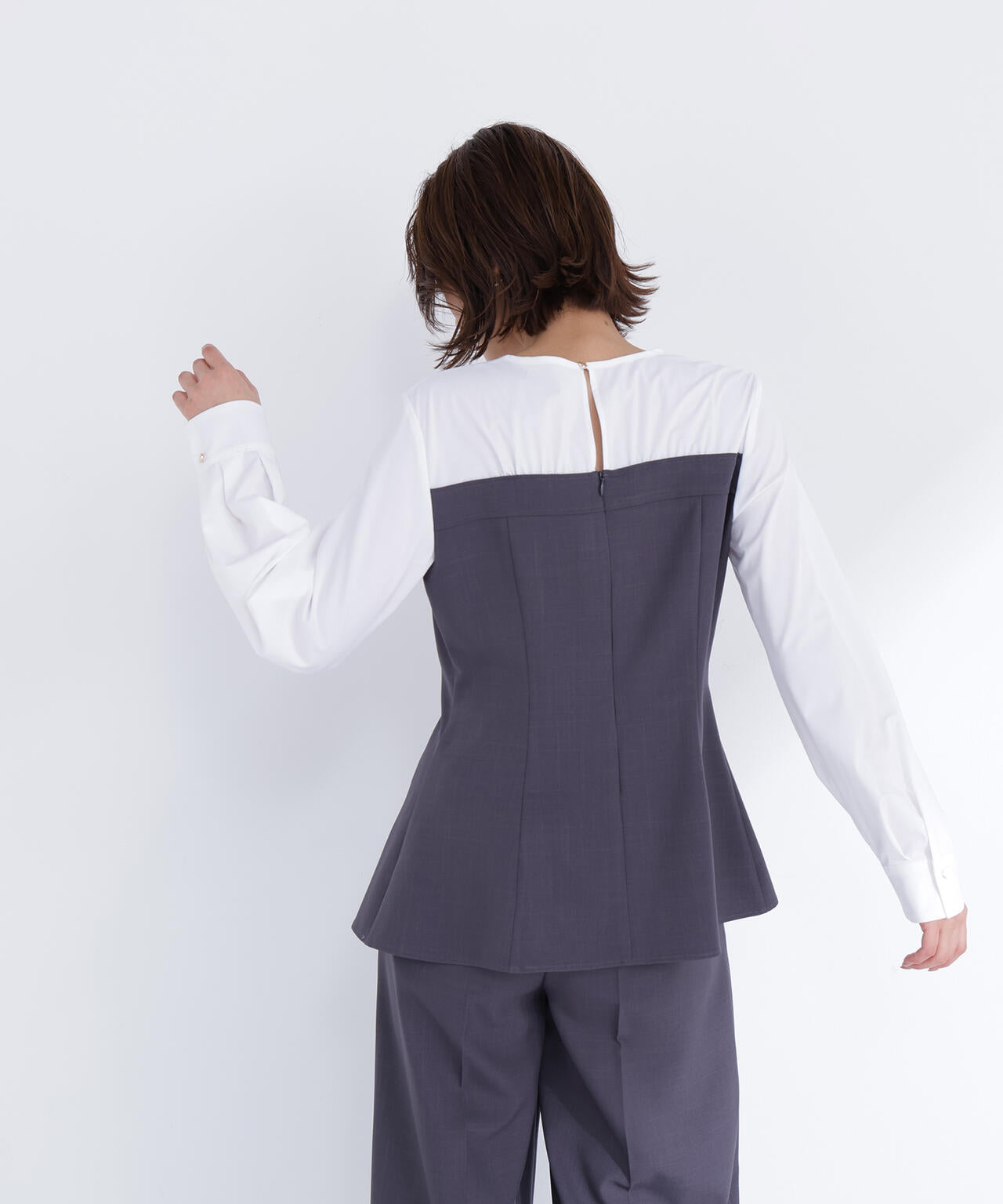 ビスチェドッキングブラウス ブラウス