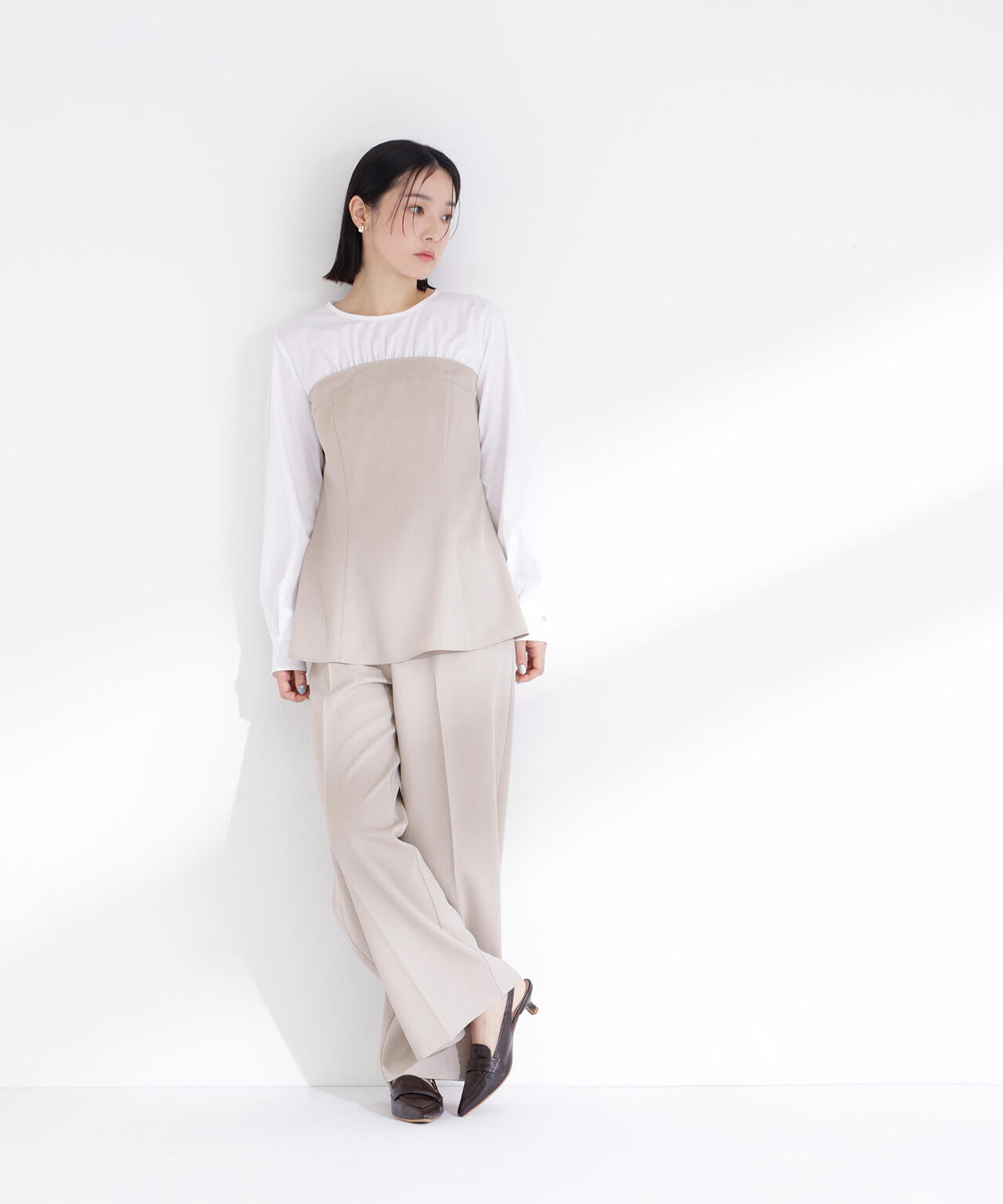 ビスチェドッキングブラウス ブラウス