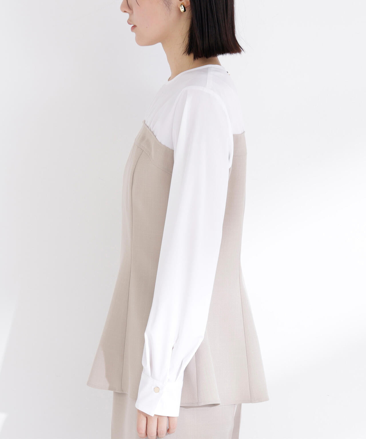 ビスチェドッキングブラウス ブラウス