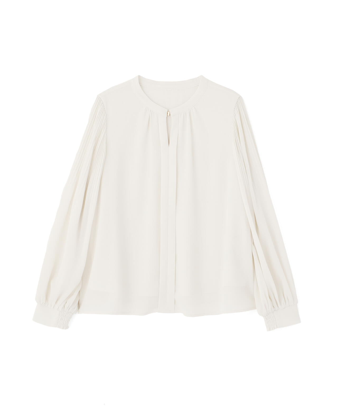 メタルポイント楊柳ブラウス