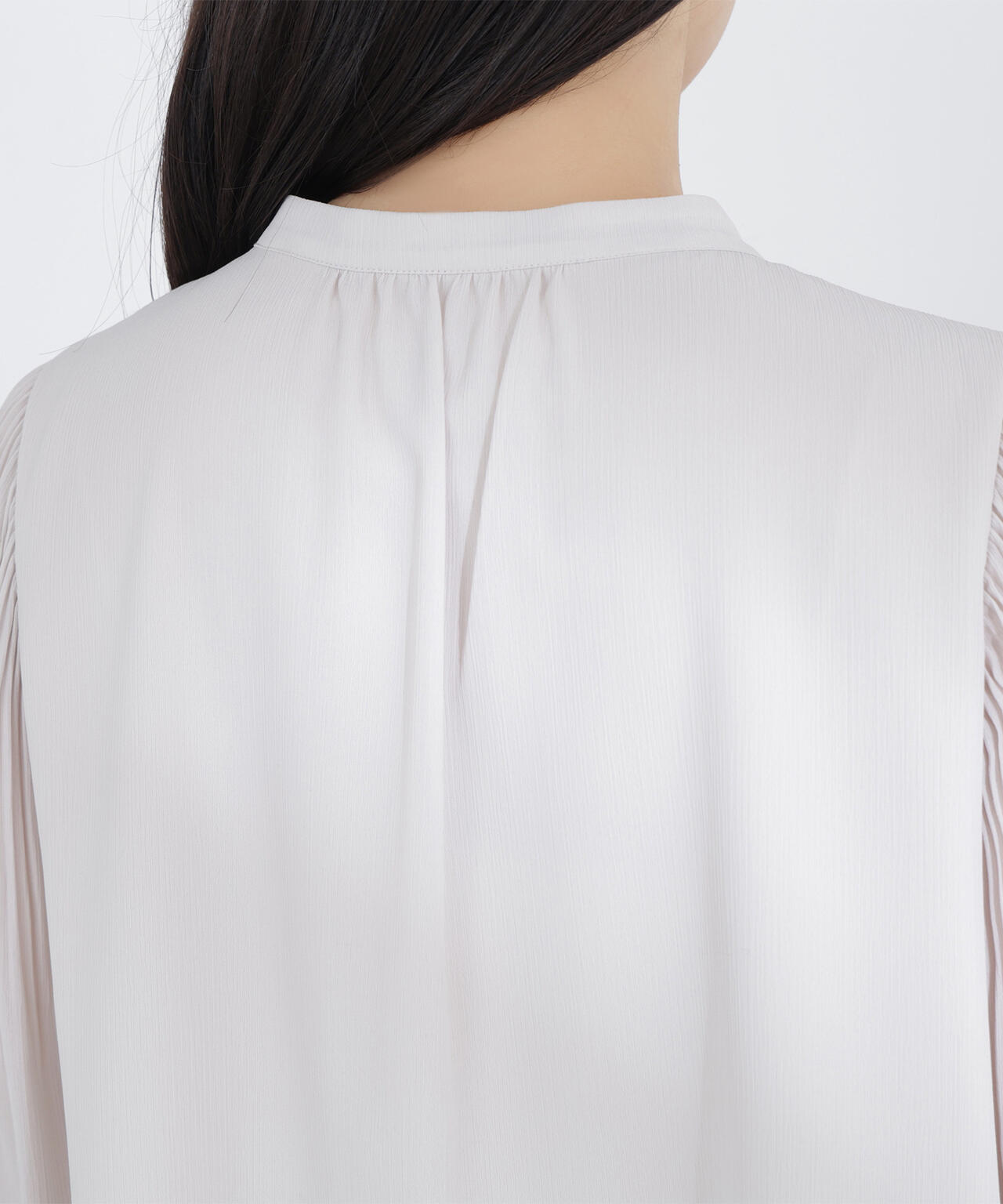 メタルポイント楊柳ブラウス