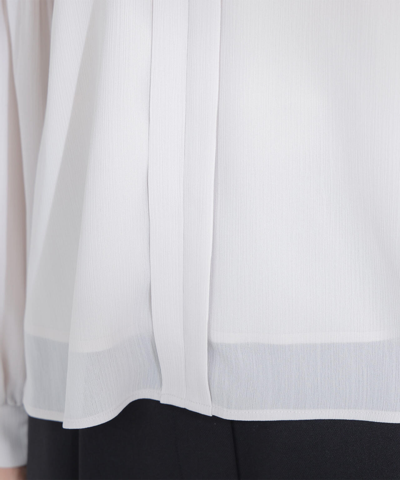 メタルポイント楊柳ブラウス