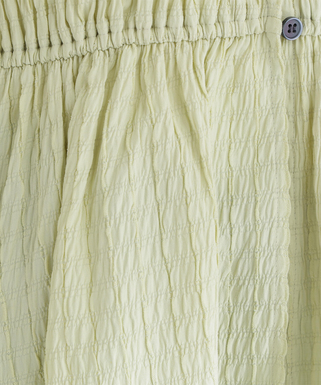 Vネックギャザーブラウス