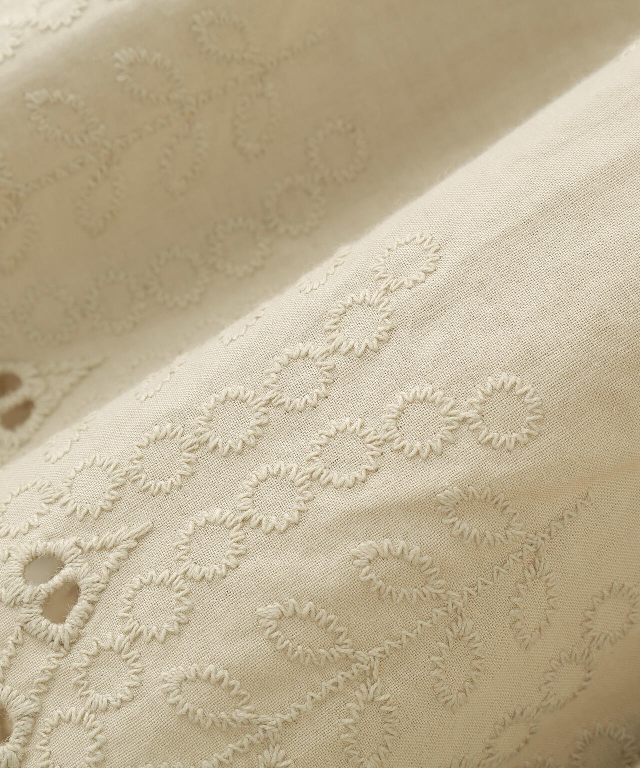 【Oggi5月号掲載】レース切替オーバーシャツ