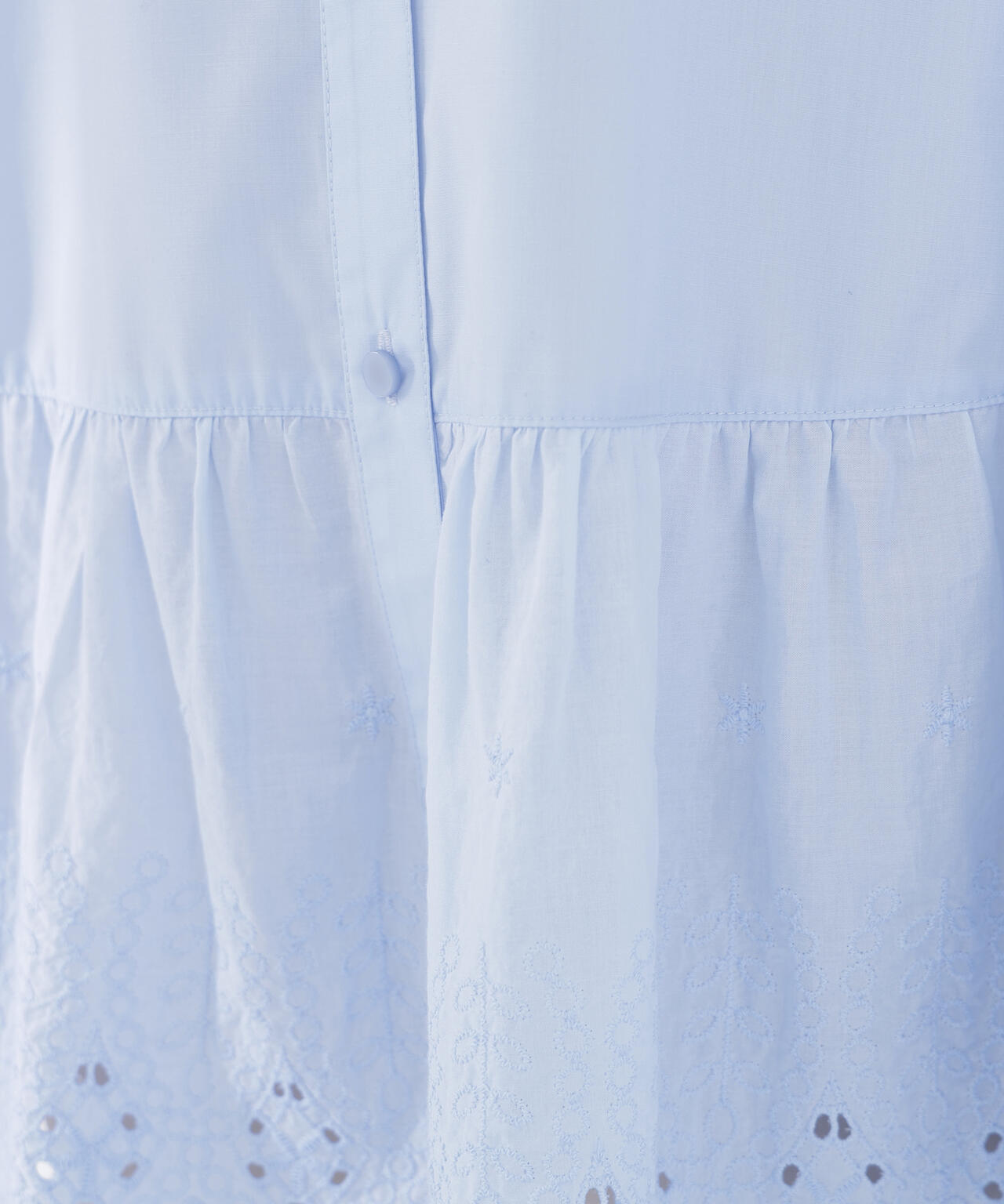 【Oggi5月号掲載】レース切替オーバーシャツ