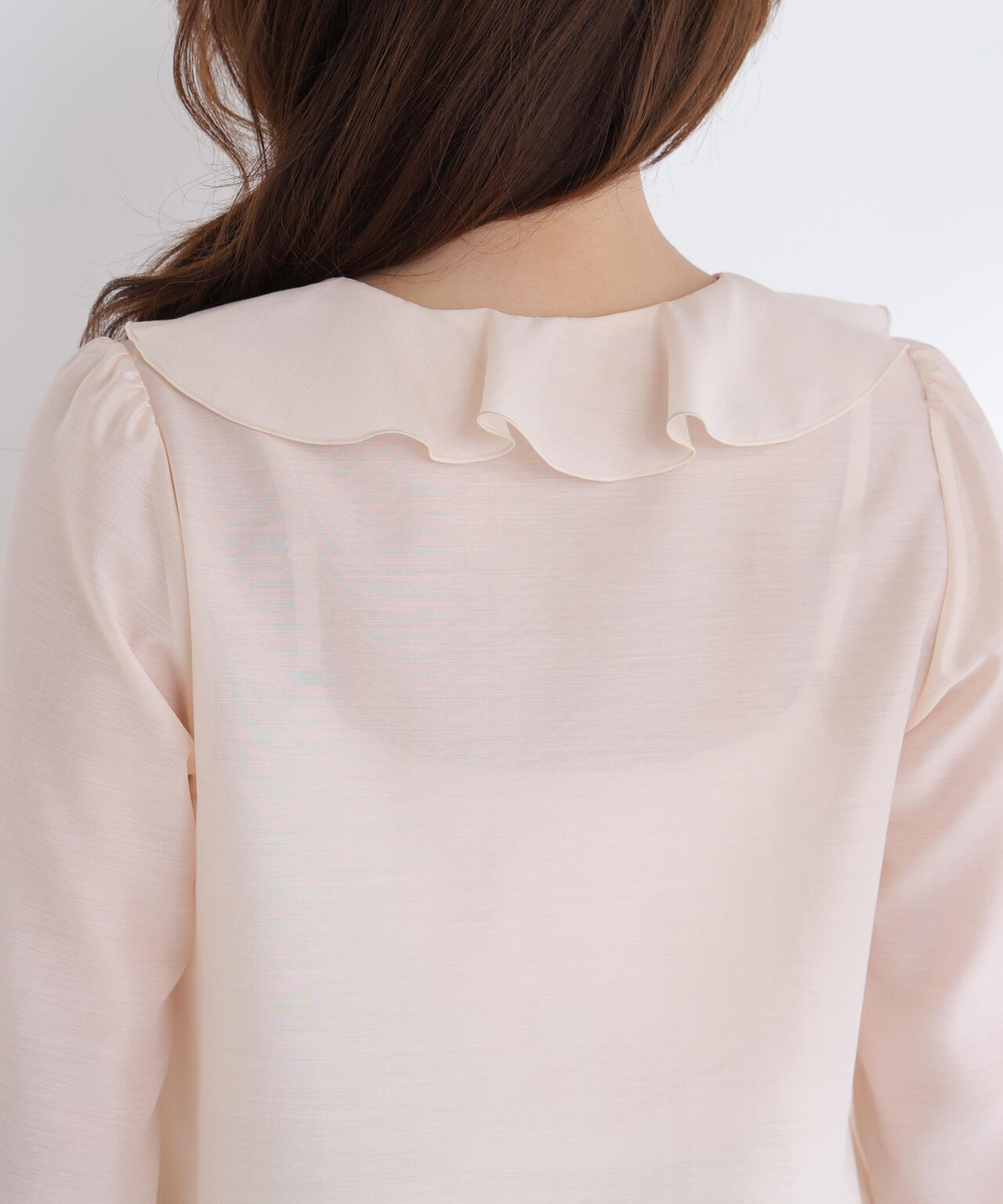 フロントフリルブラウス