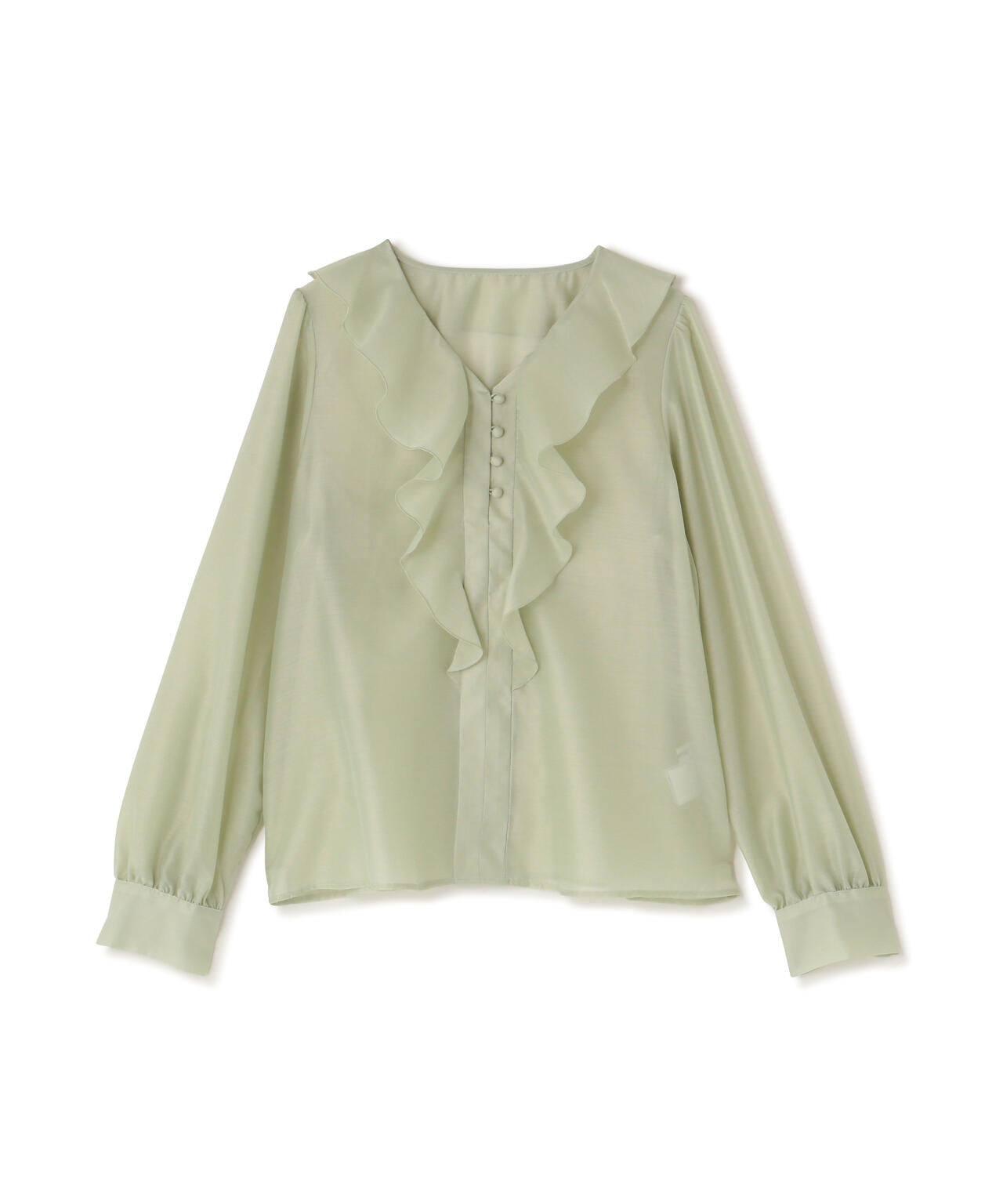 フロントフリルブラウス