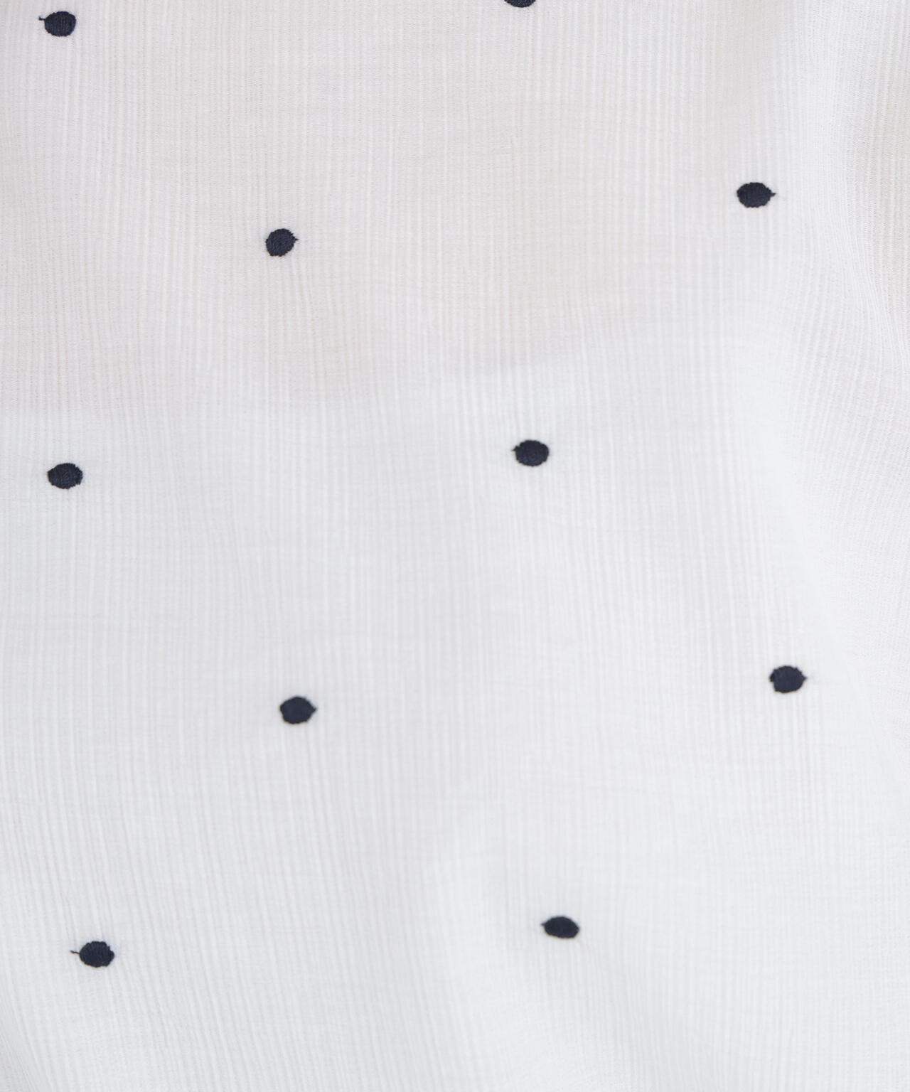 ドット刺繍ブラウス