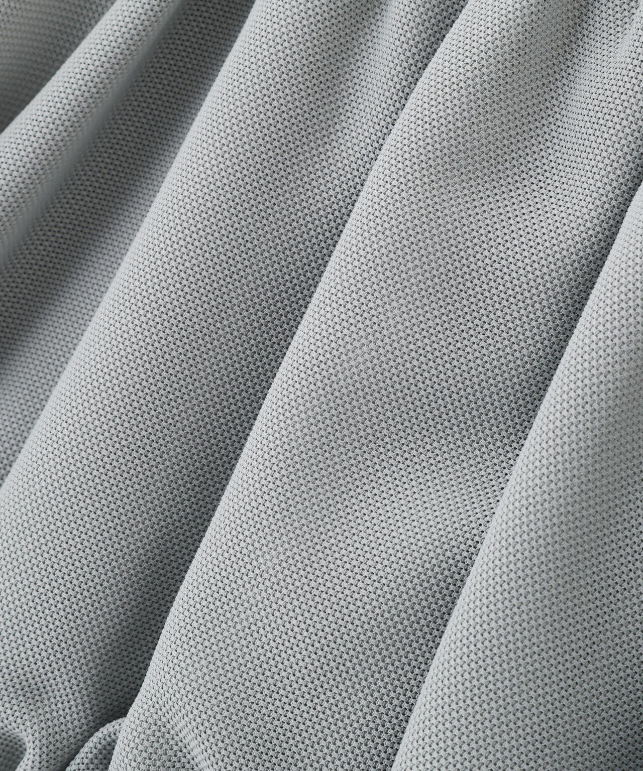 メッシュギャザーペプラムブラウス