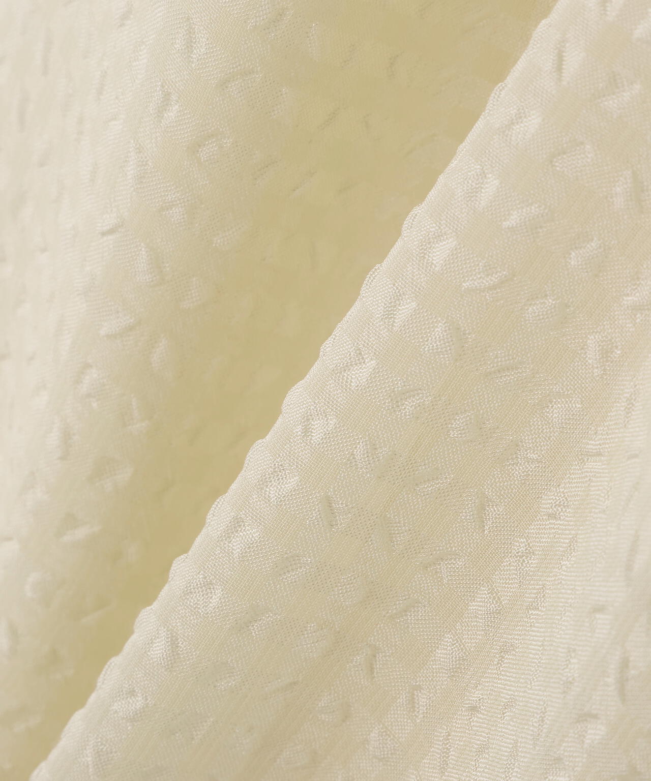 【一部店舗・mix.tokyo 限定カラー:イエロー】シアーチェックシャーリングブラウス